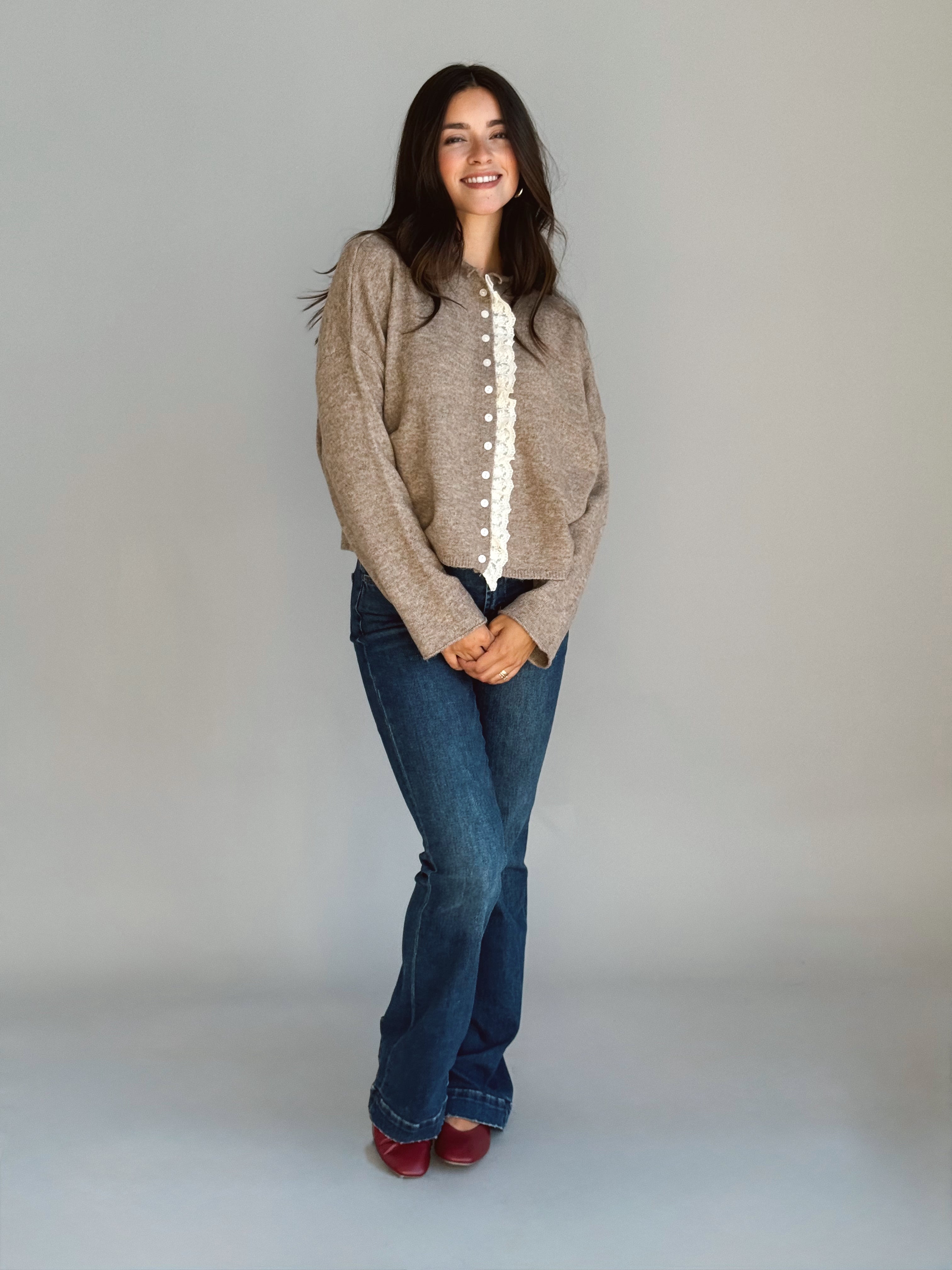 All Too Well Cardigan - MOCHA - Storetradenest Cardigan