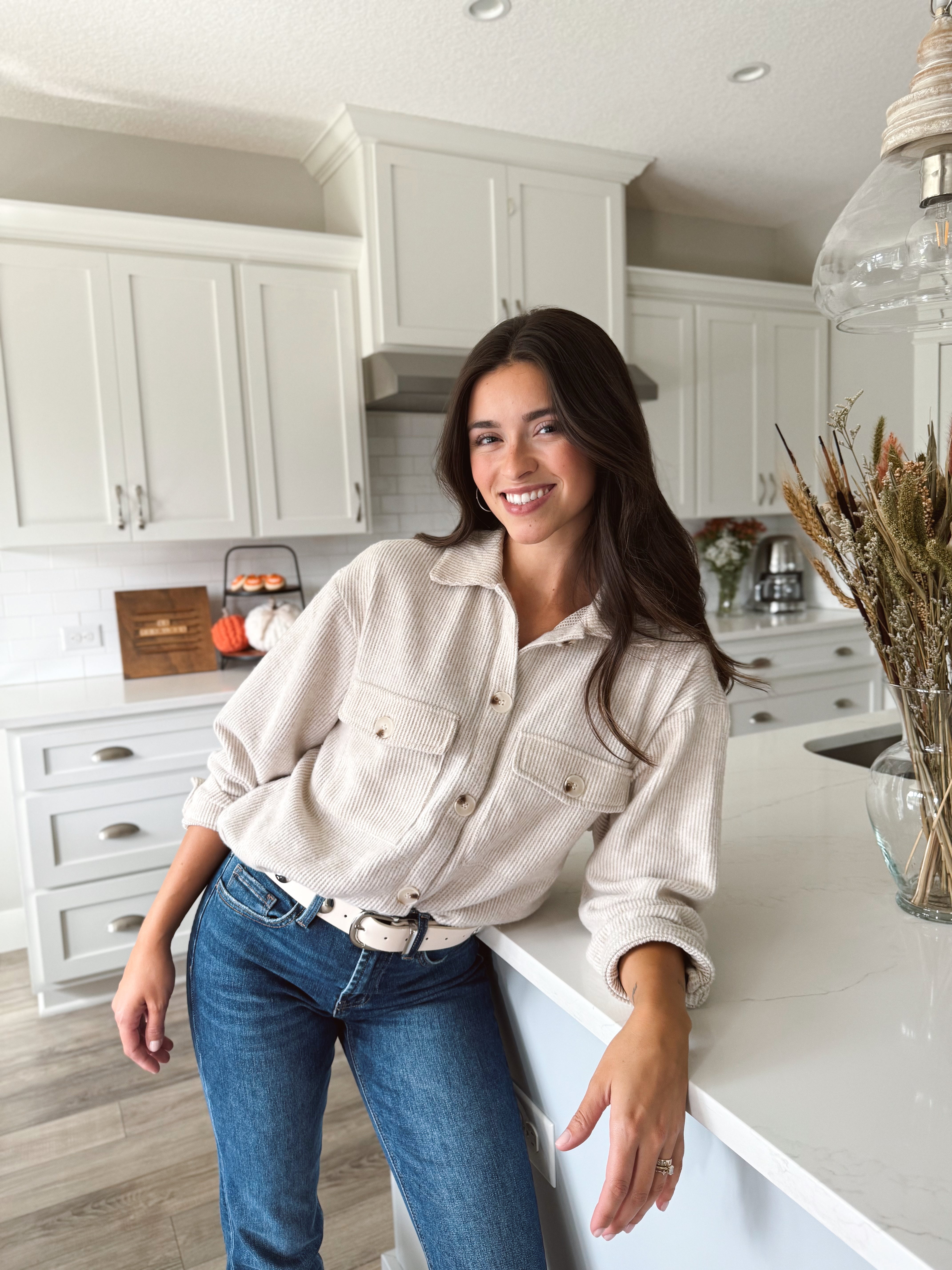 Chesapeake Shacket - OATMEAL - Storetradenest JACKET