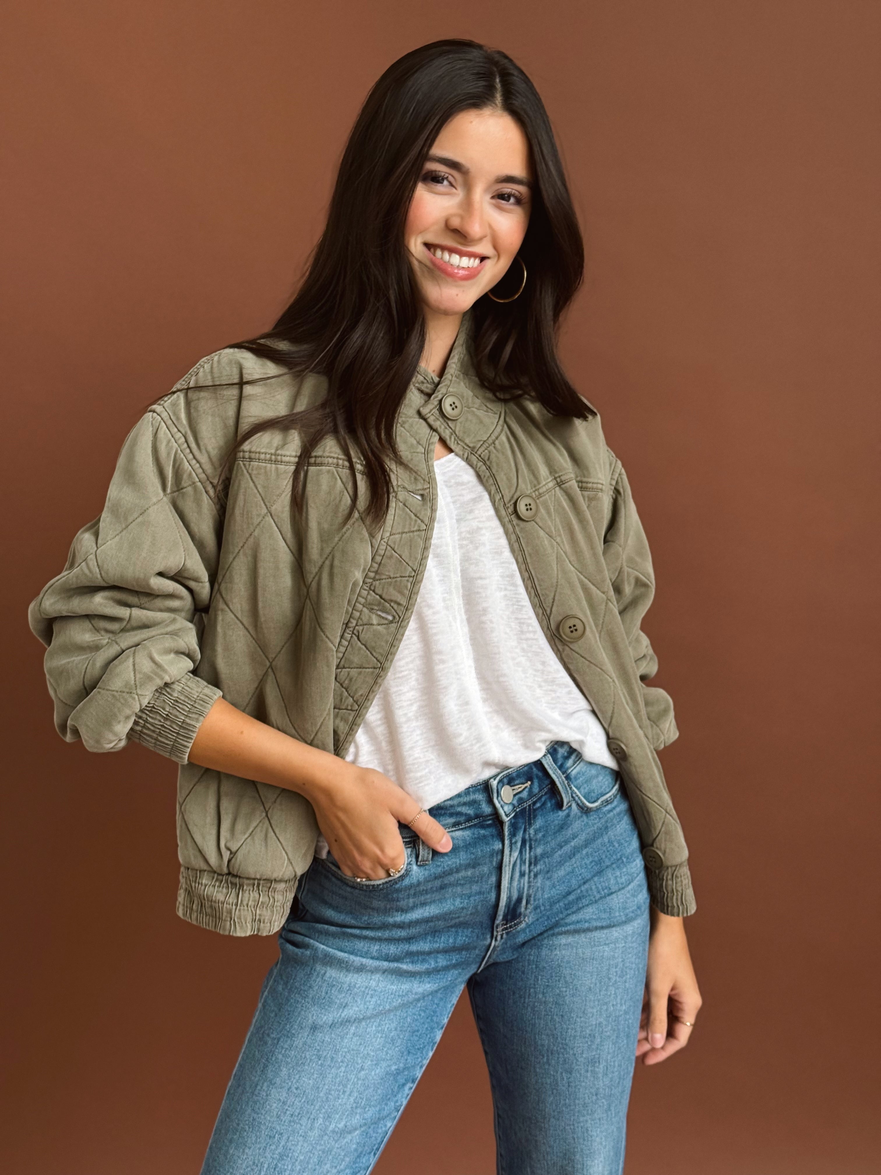 Carlisle Jacket - OLIVE