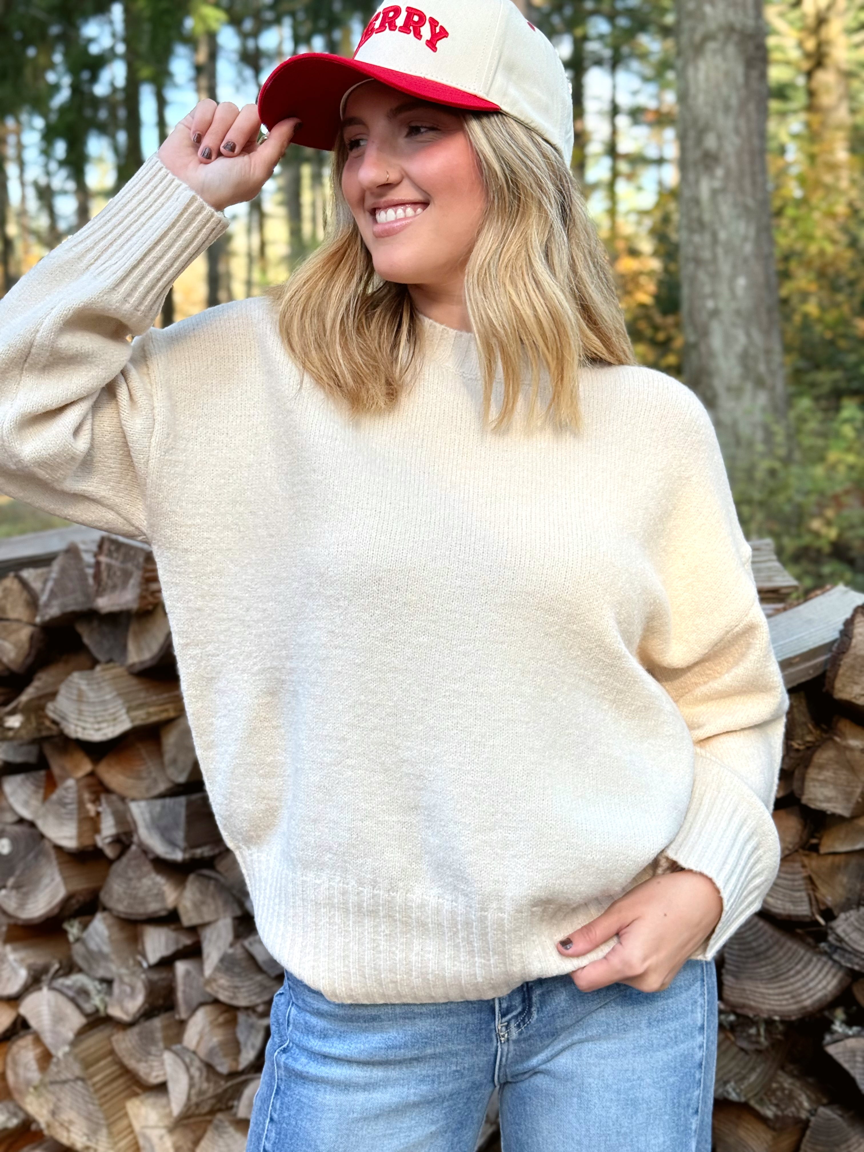 Chestnut Sweater - CREAM