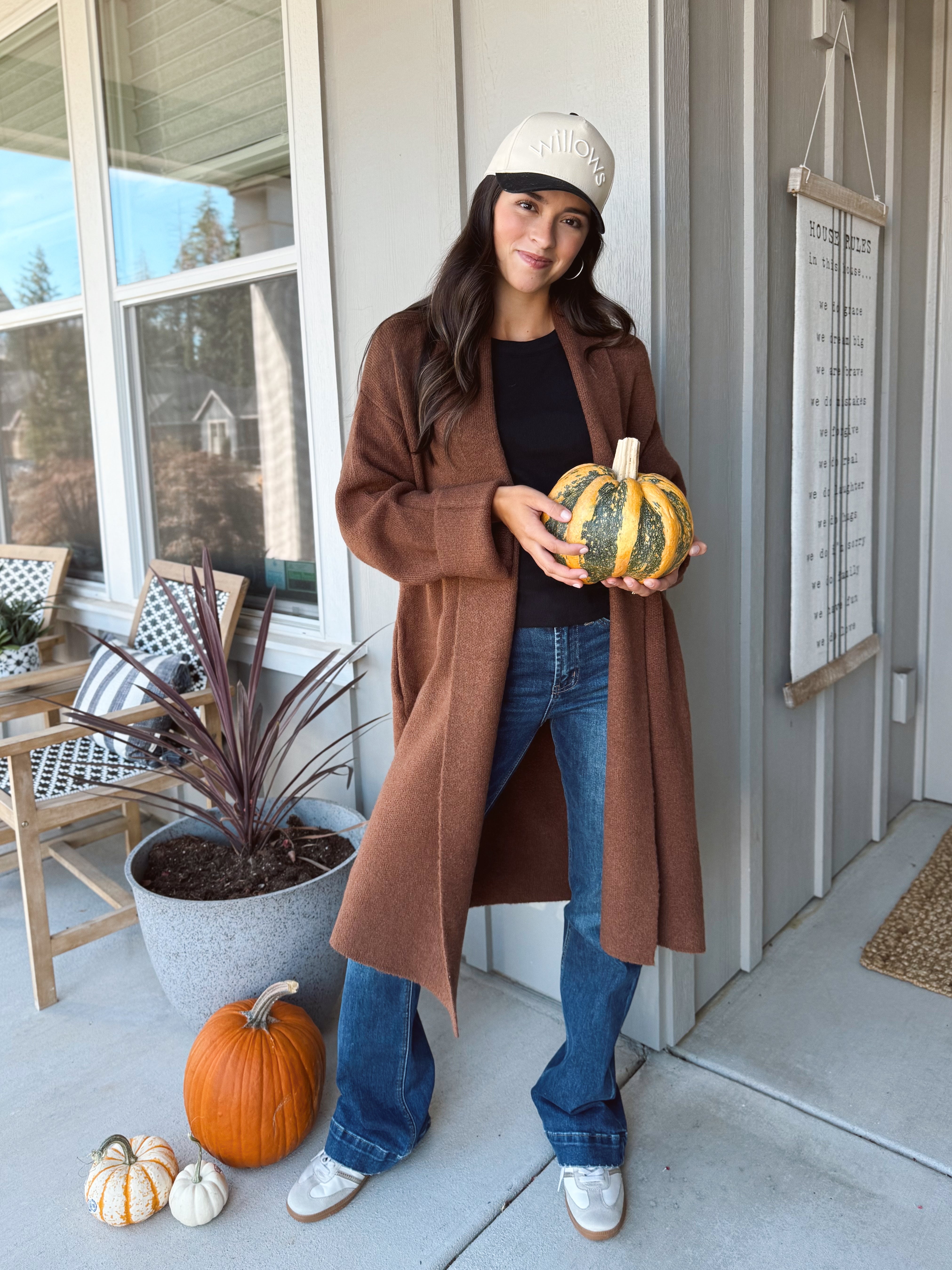 Betty June Cardigan - CHESTNUT