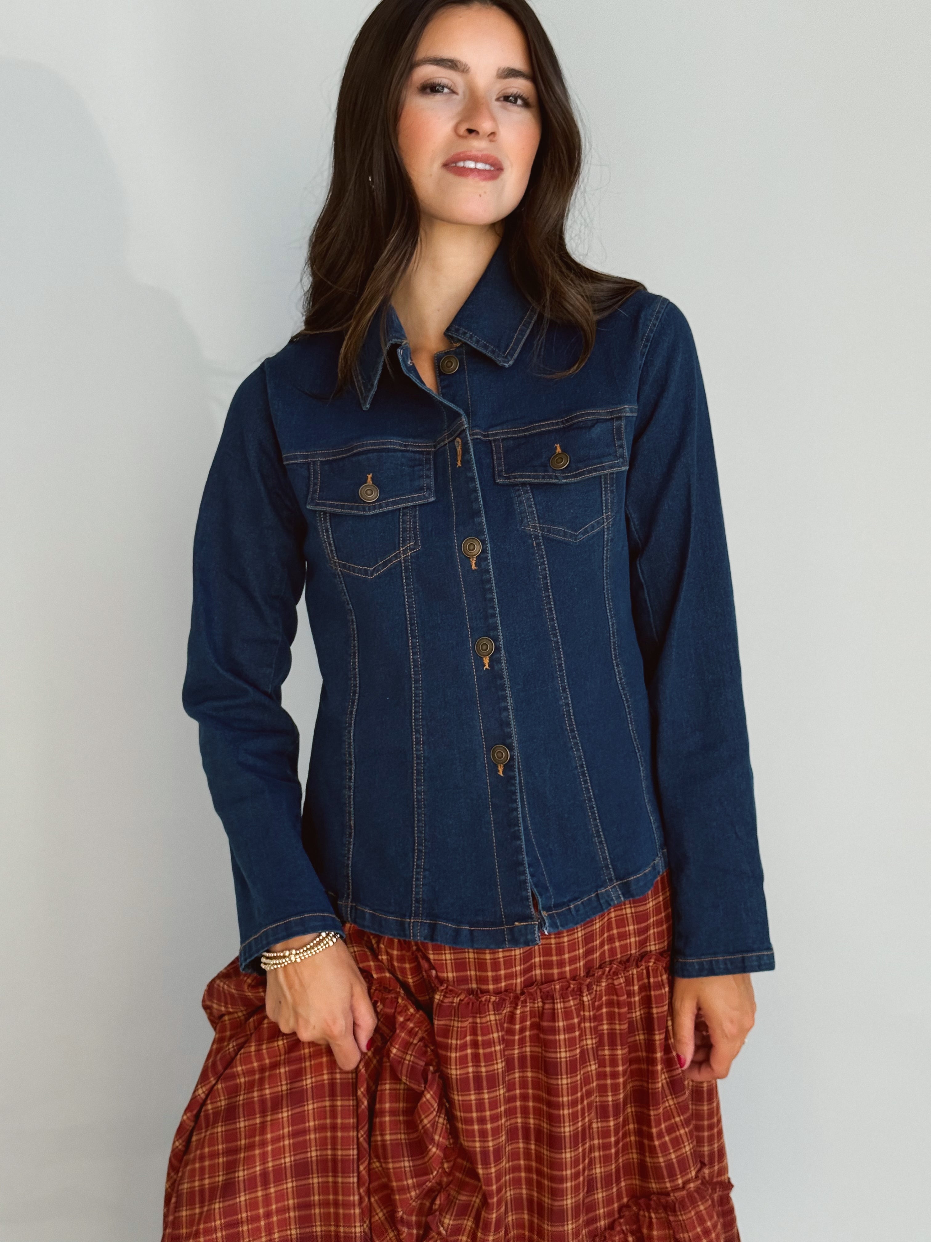 After Hours Denim Jacket - DENIM - Storetradenest DENIM JACKET