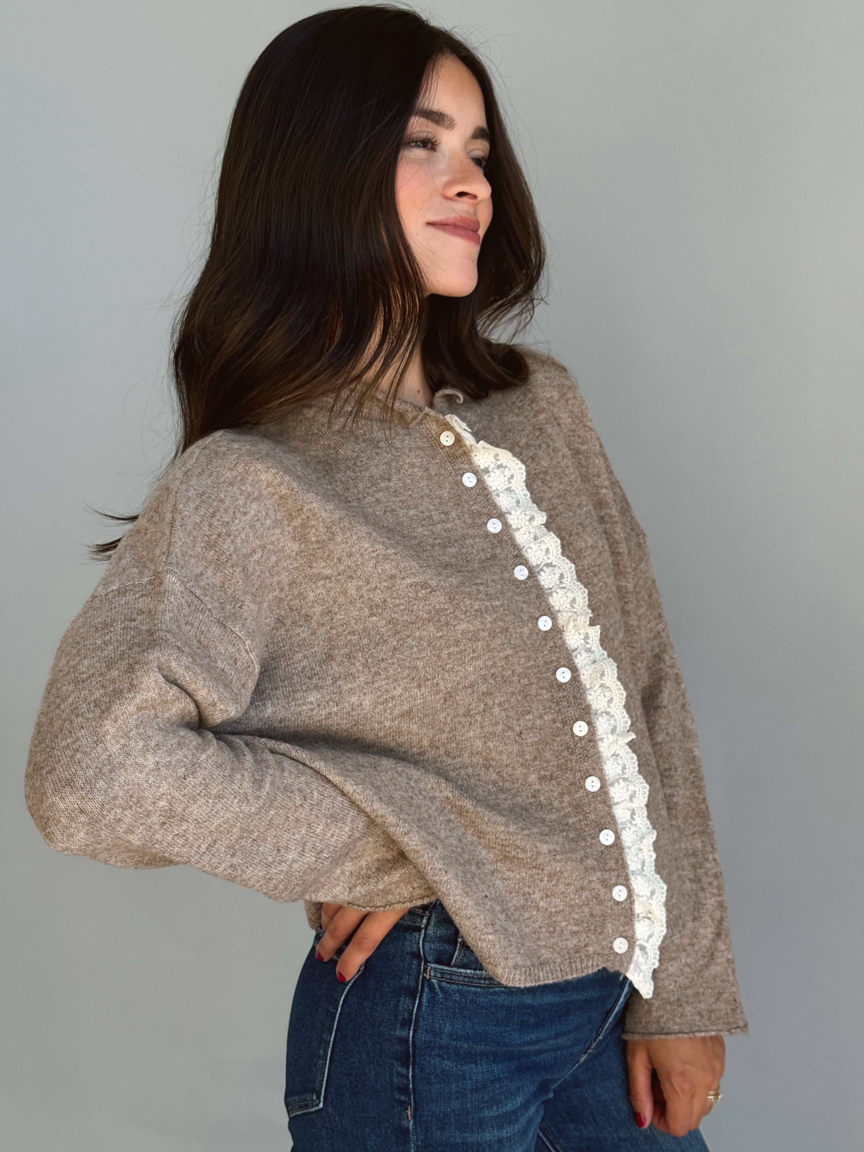 All Too Well Cardigan - MOCHA - Storetradenest Cardigan