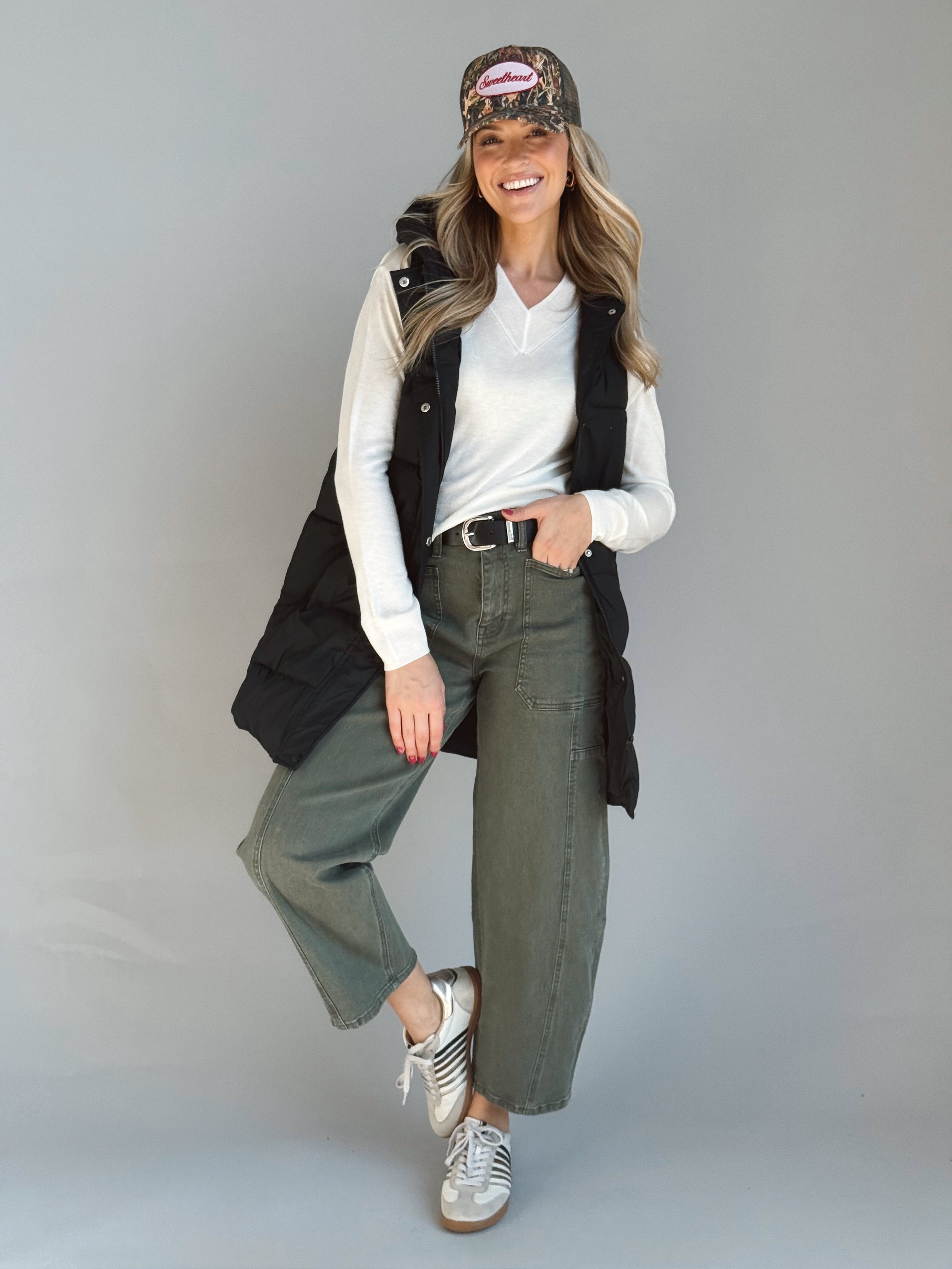 Americano Puffer Vest - BLACK - Storetradenest VEST