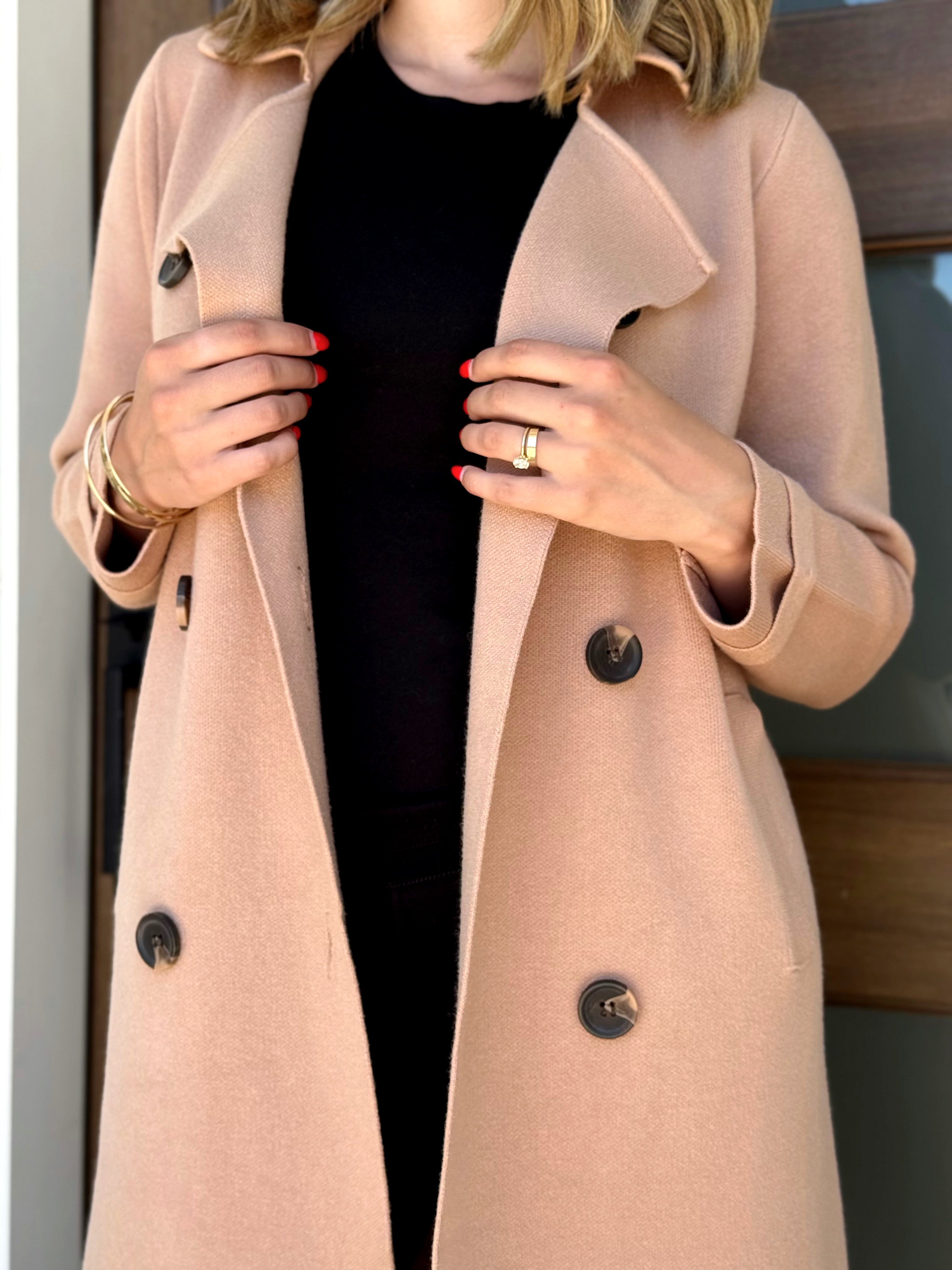 Anastasia Sweater Coat - MACCHIATO - Storetradenest JACKET