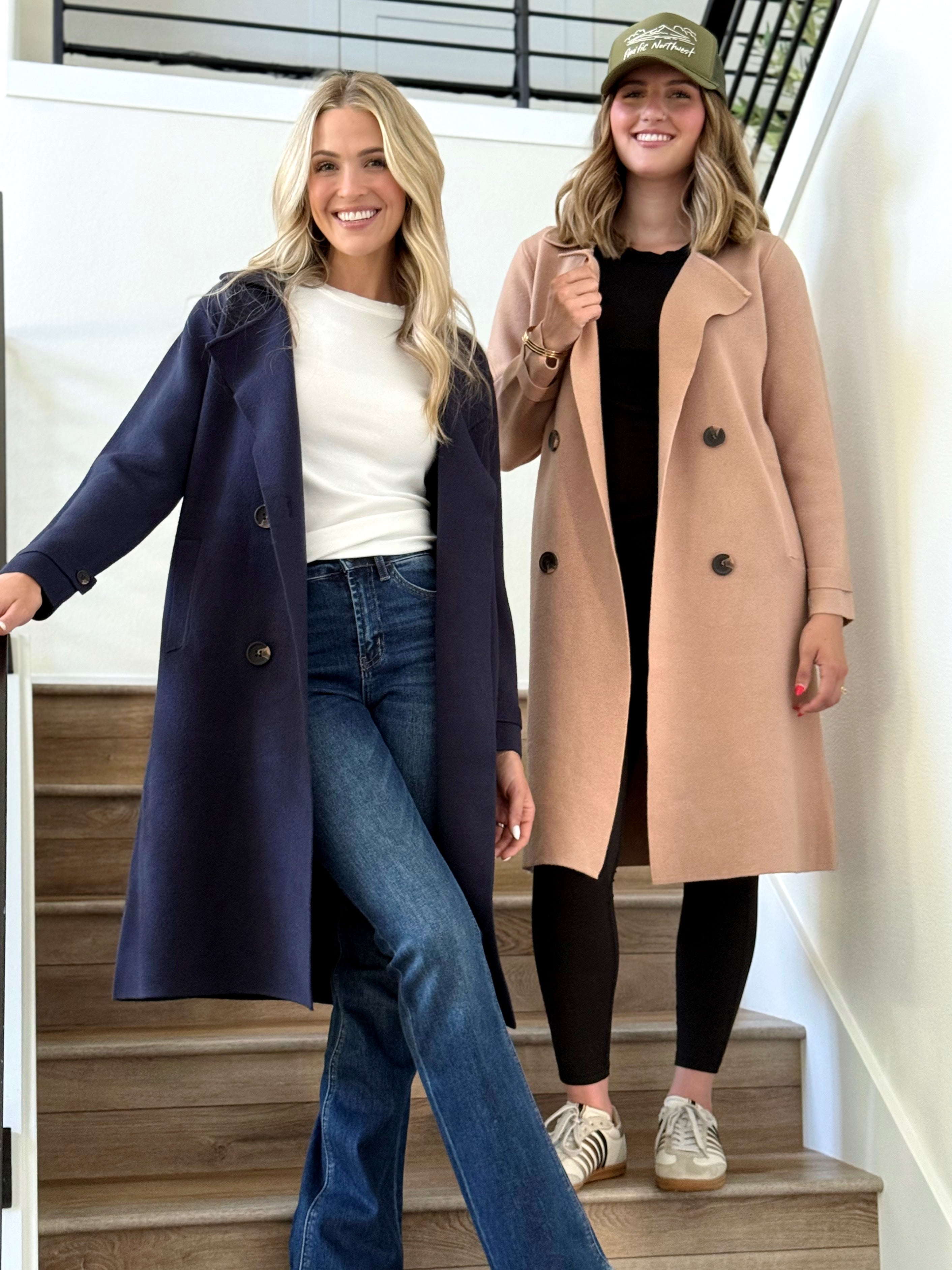 Anastasia Sweater Coat - MACCHIATO - Storetradenest JACKET