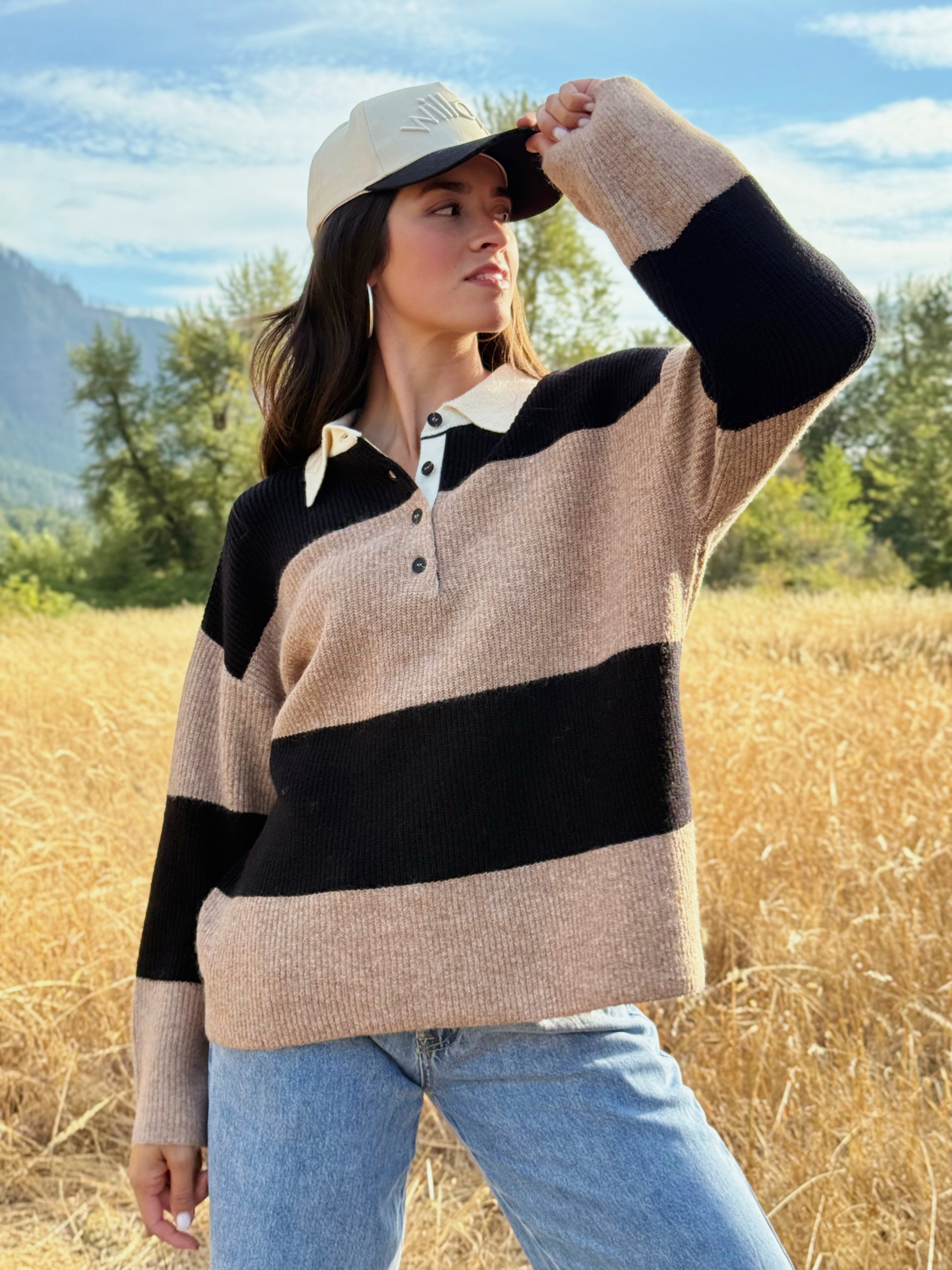 Andy Sweater - KHAKI - Storetradenest SWEATER