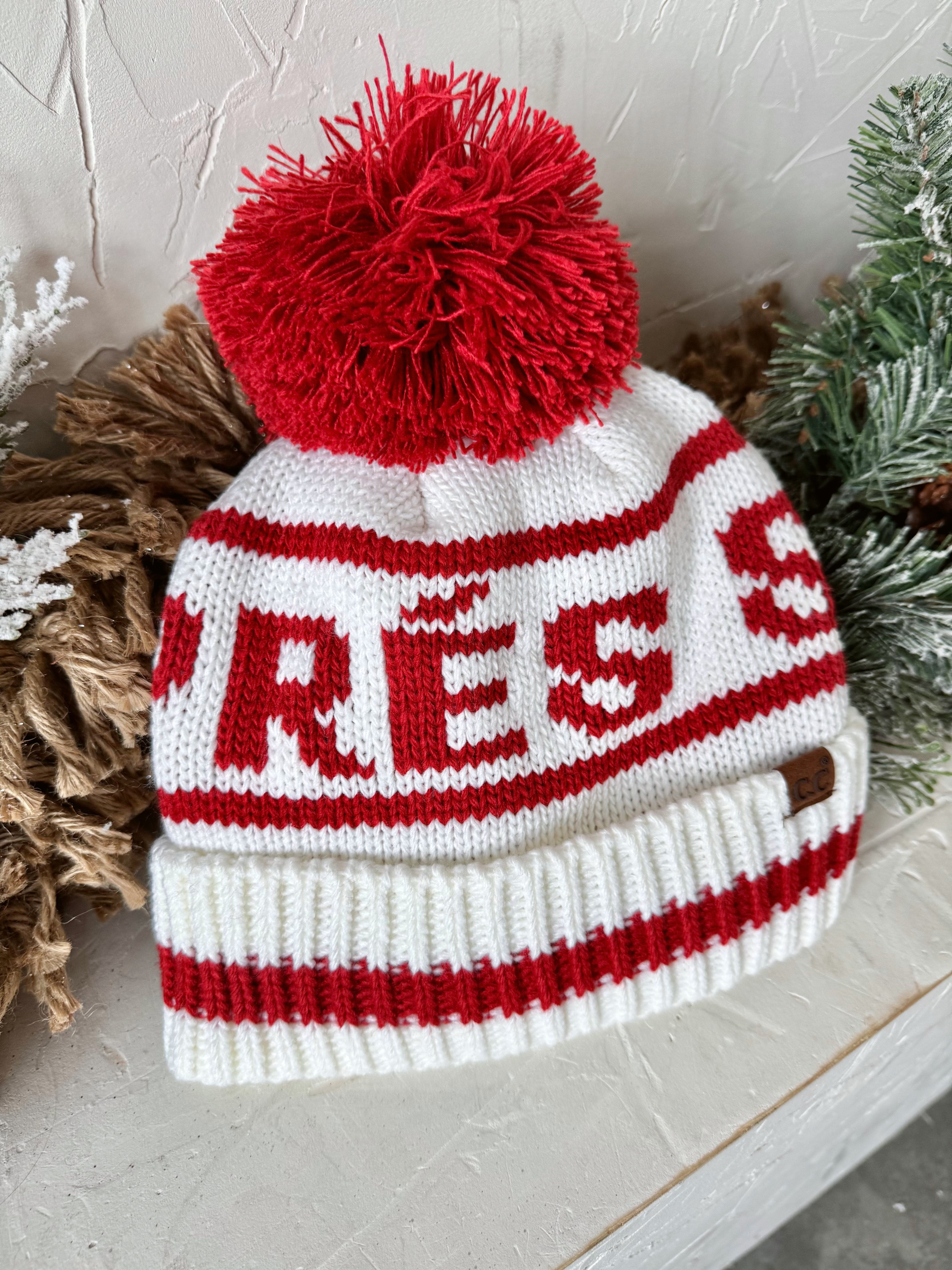 Après Ski Pom Beanie - IVORY - Storetradenest HAT