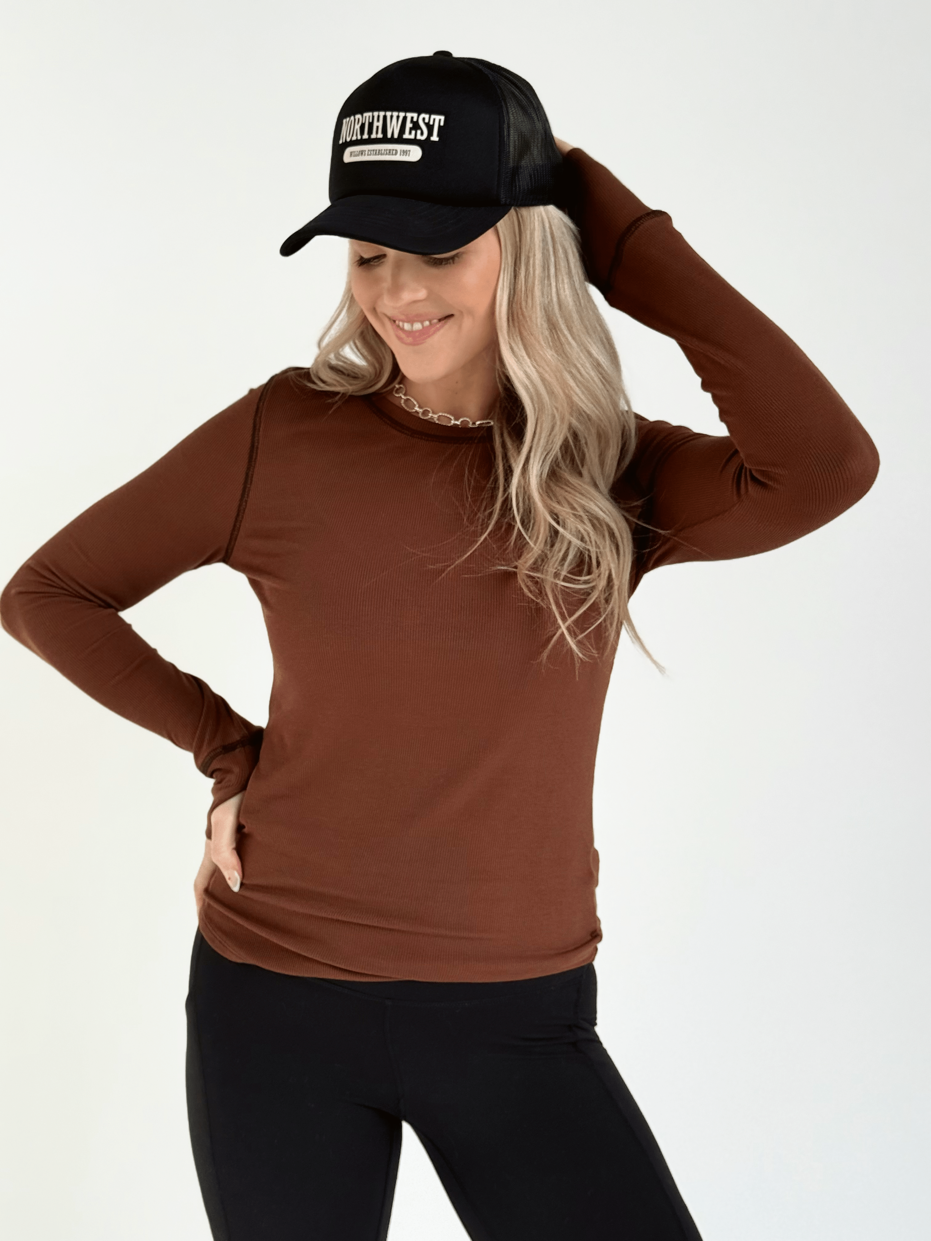 Asher Top - CHOCOLATE - Storetradenest L/S SHIRT