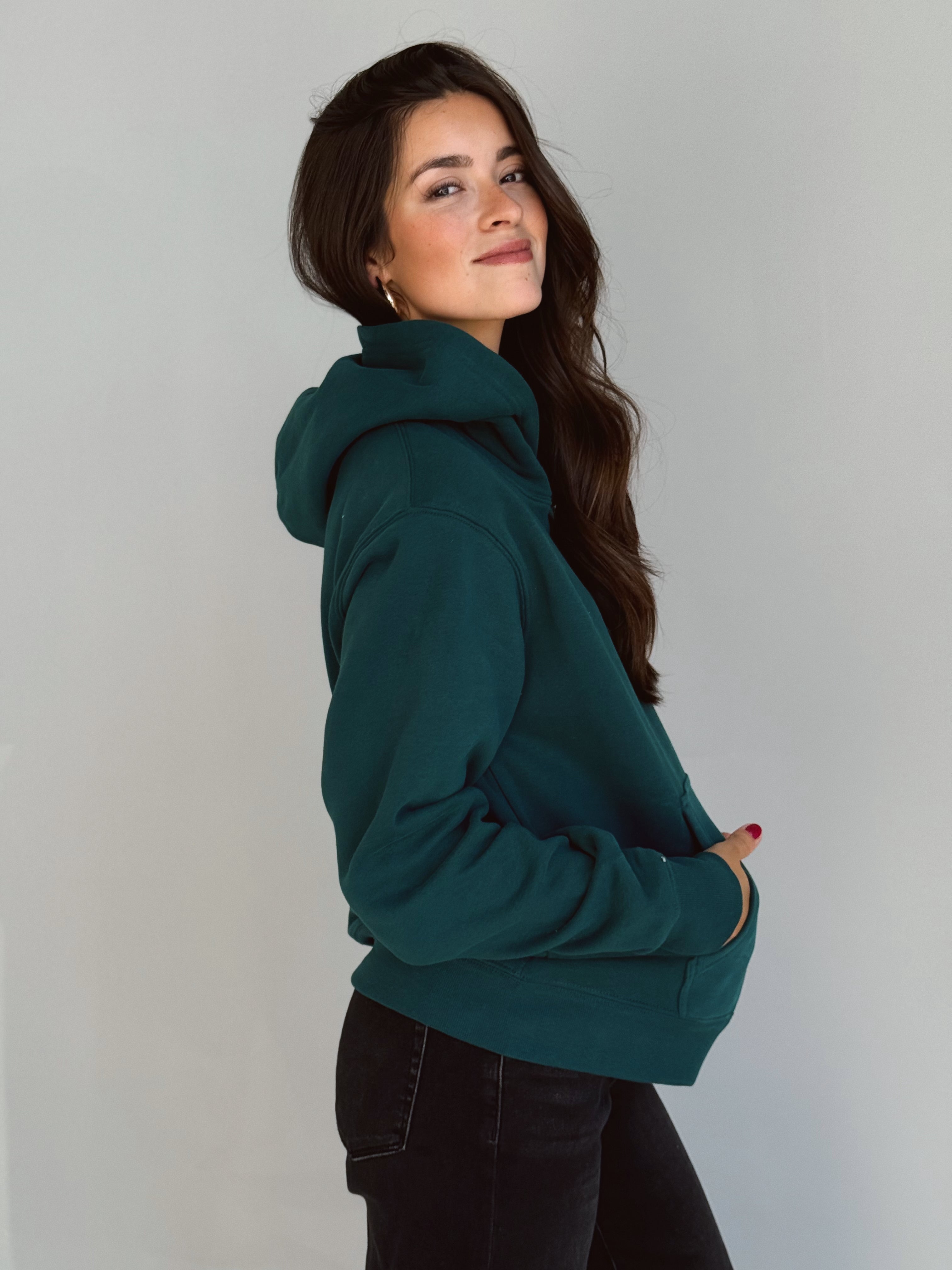 Ashton Sweatshirt - DEEP GREEN - Storetradenest SWEATSHIRT