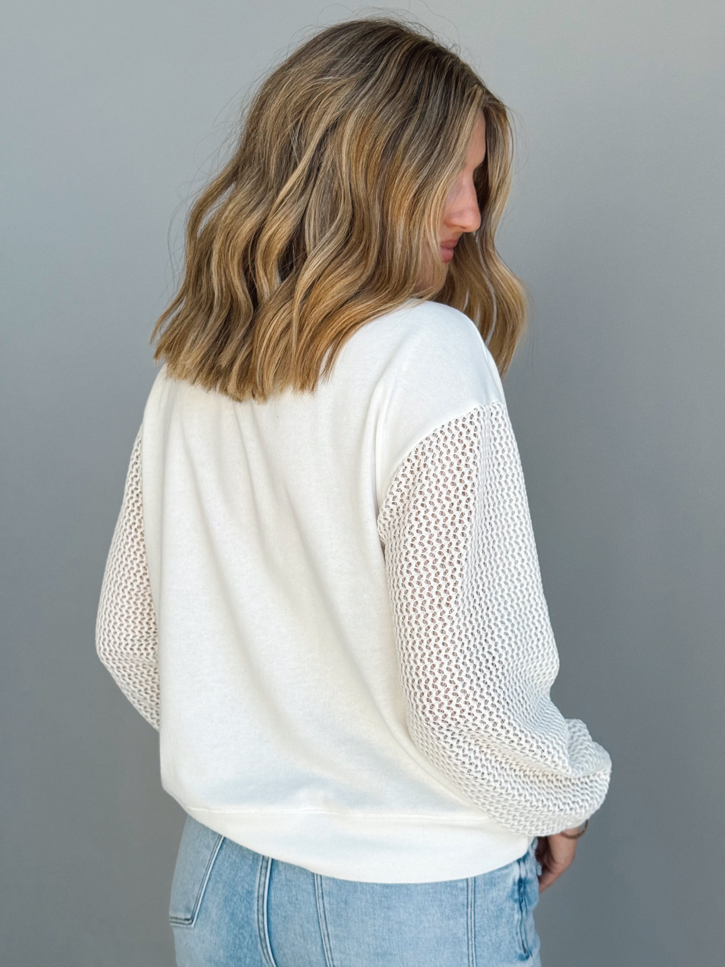 Aveline Top - IVORY - Storetradenest L/S SHIRT