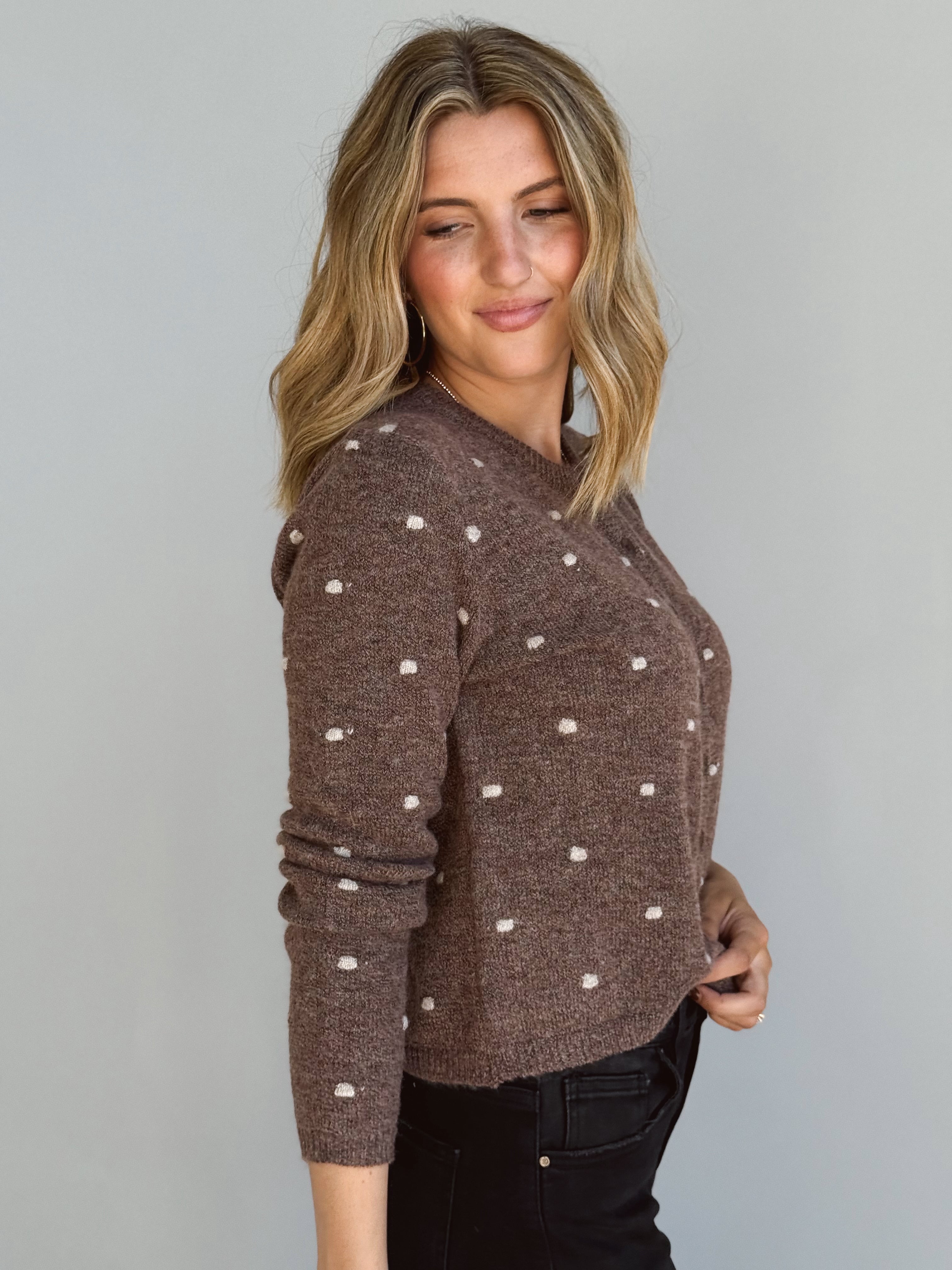 Birch Cardigan - BROWN - Storetradenest Cardigan