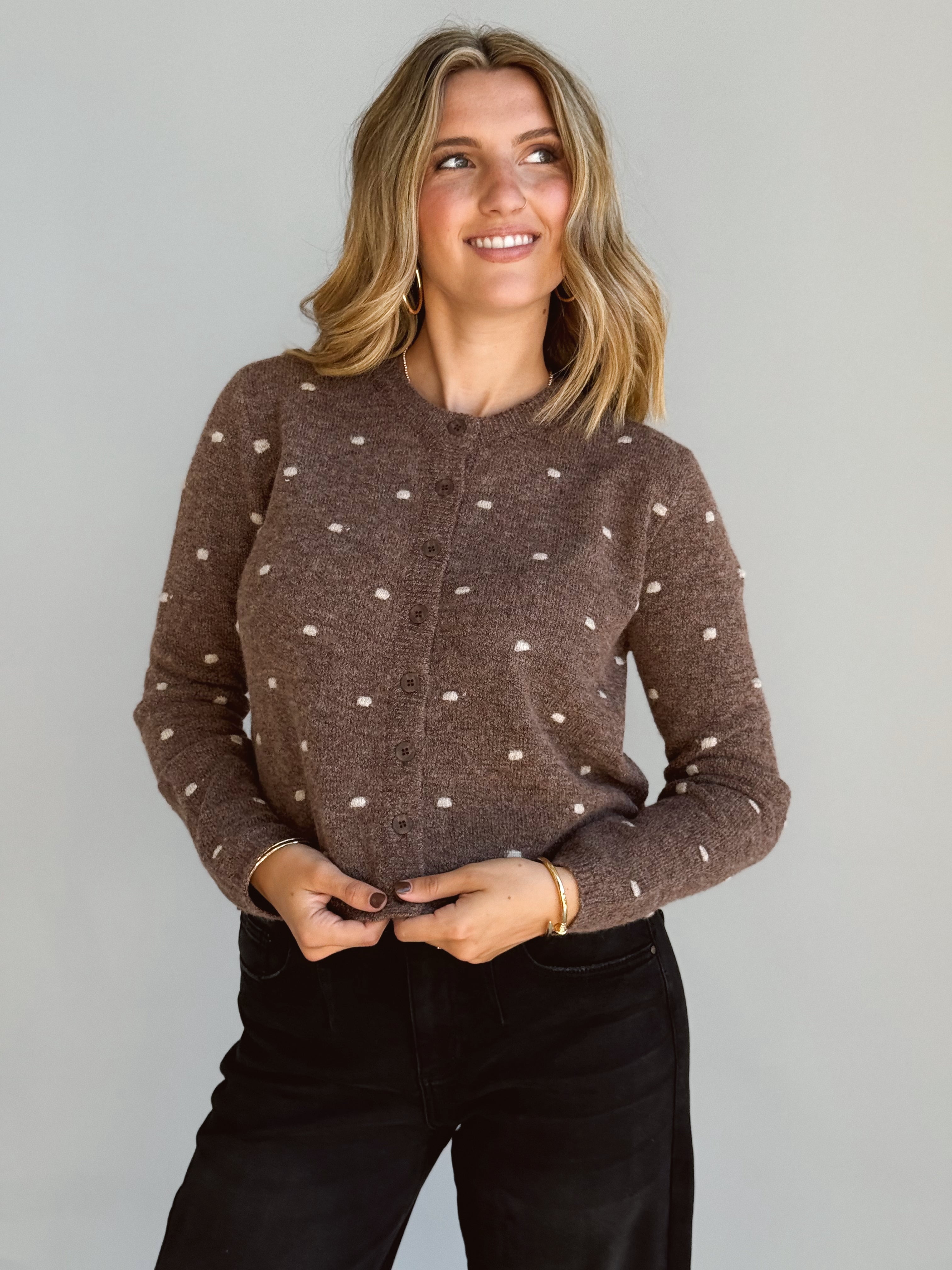 Birch Cardigan - BROWN - Storetradenest Cardigan