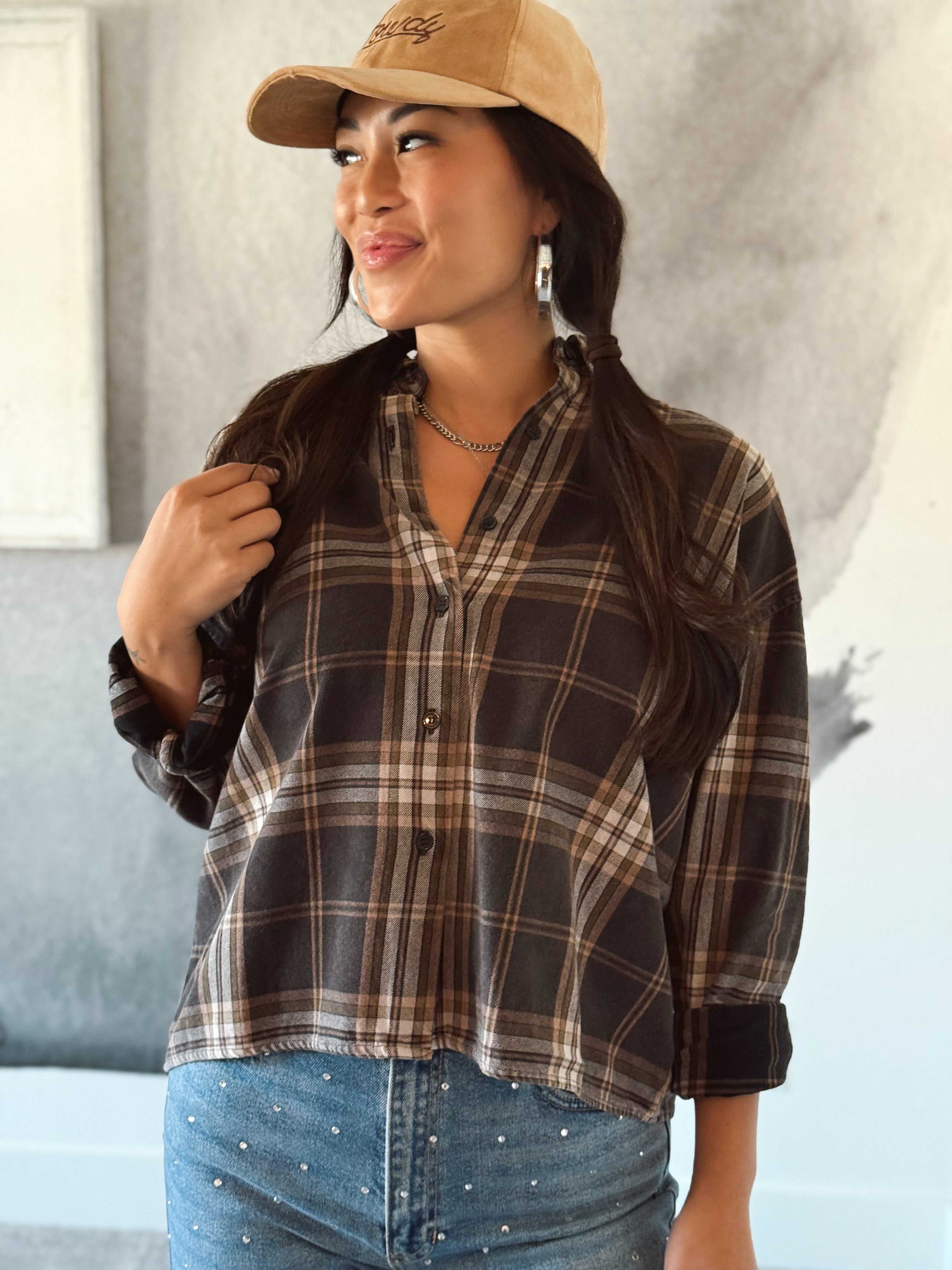 Carson Top - BLACK - Storetradenest L/S SHIRT