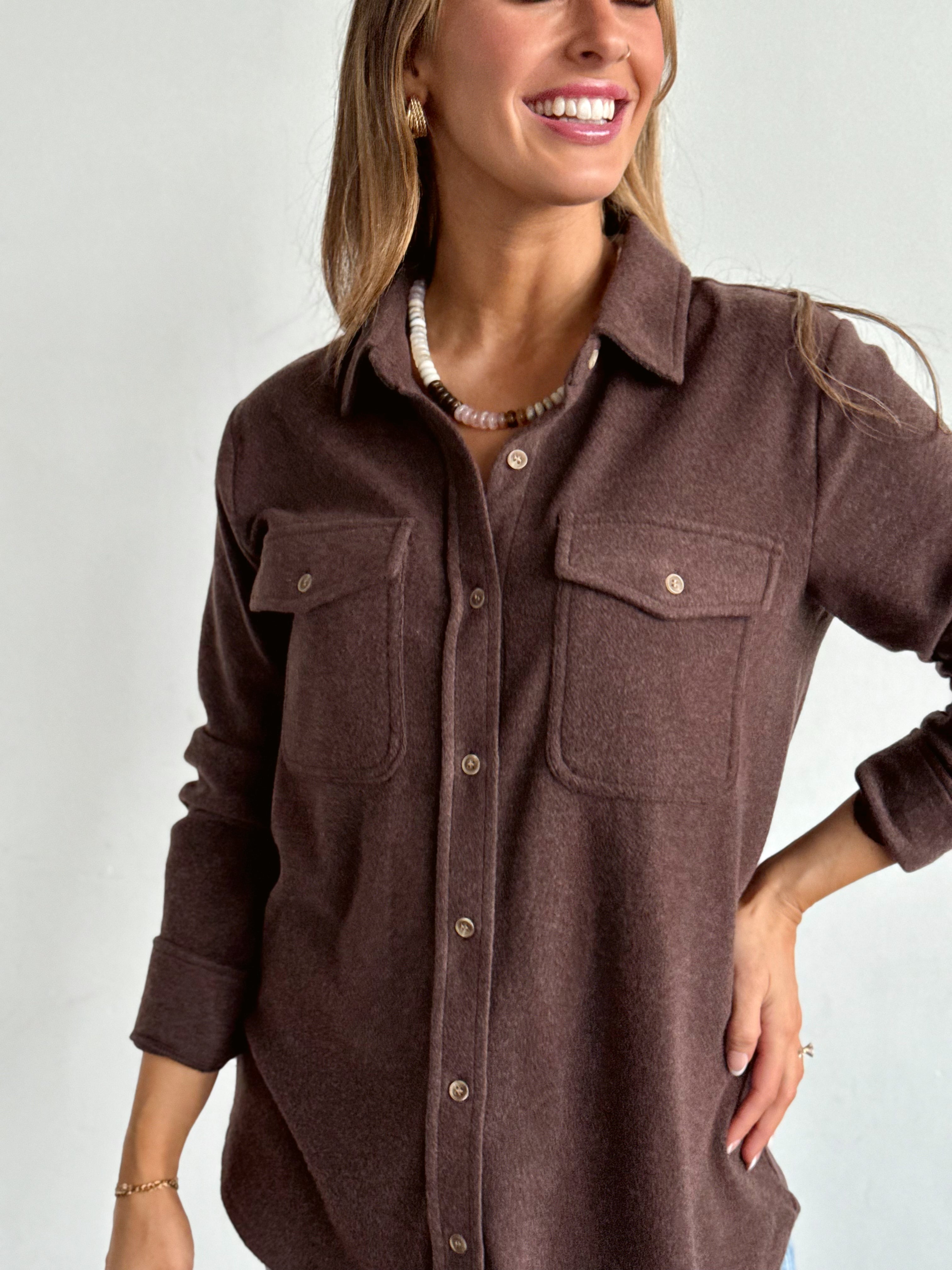 Cassian Shirt - COFFEE BEAN - Storetradenest L/S SHIRT