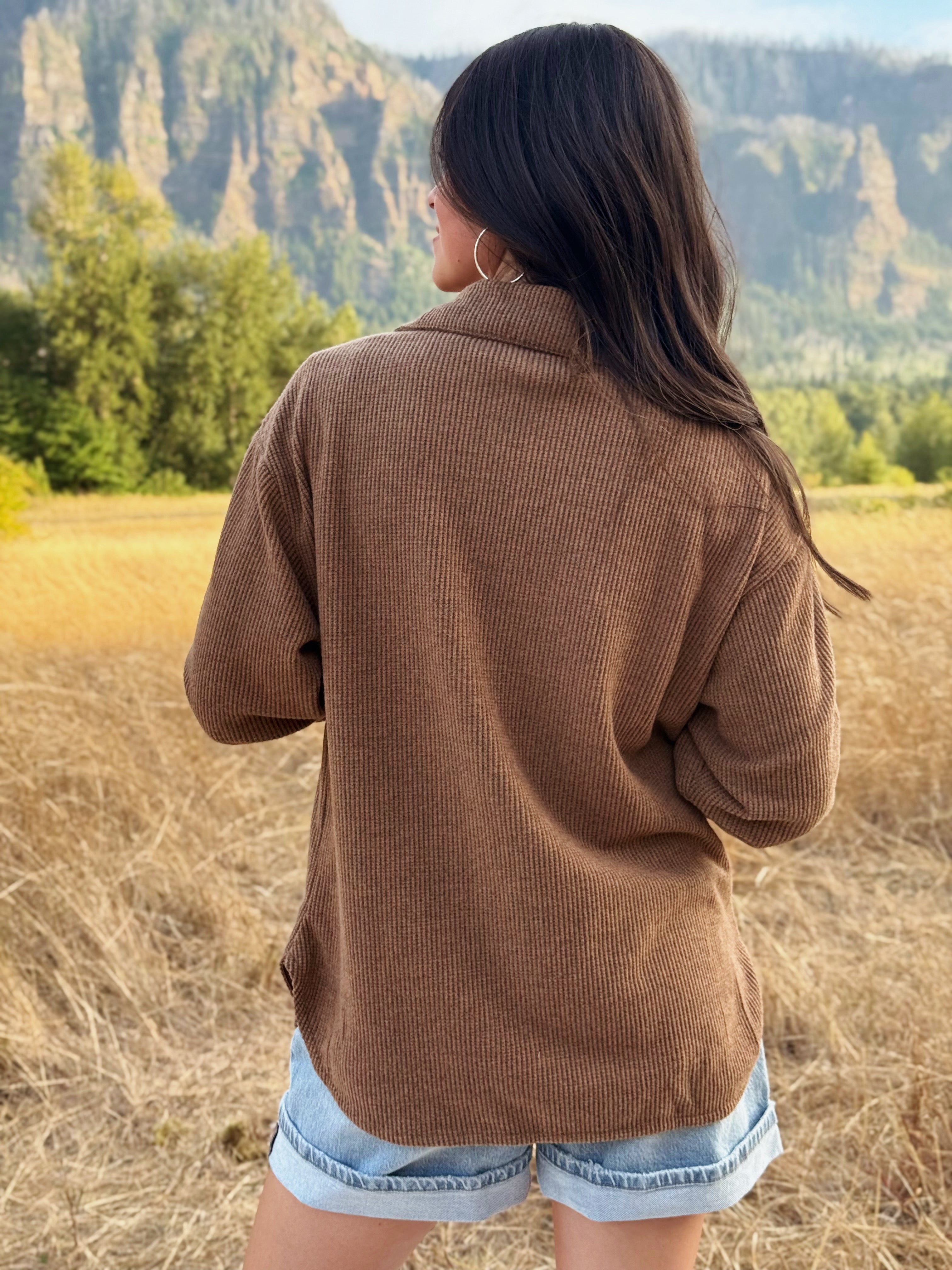 Chesapeake Shacket - MOCHA - Storetradenest JACKET