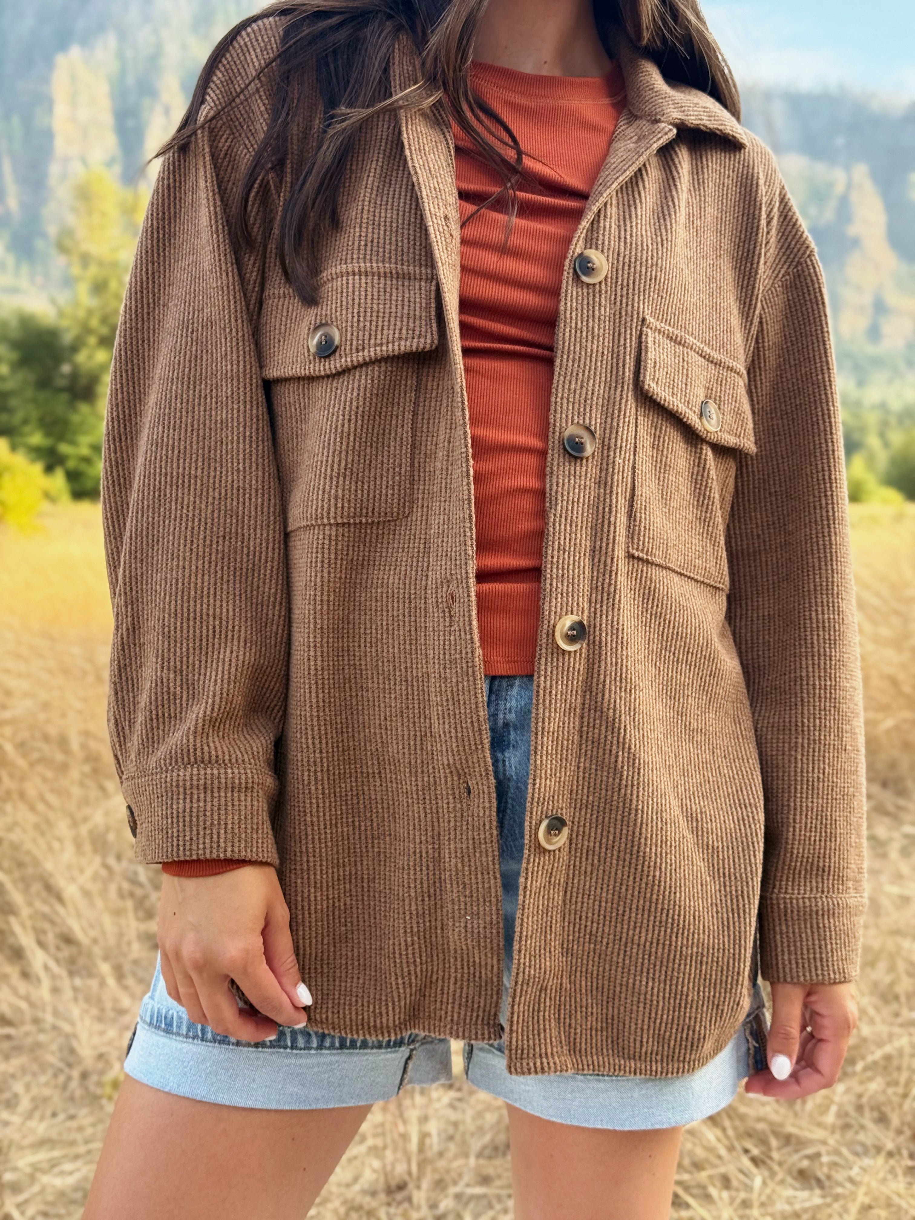 Chesapeake Shacket - MOCHA - Storetradenest JACKET