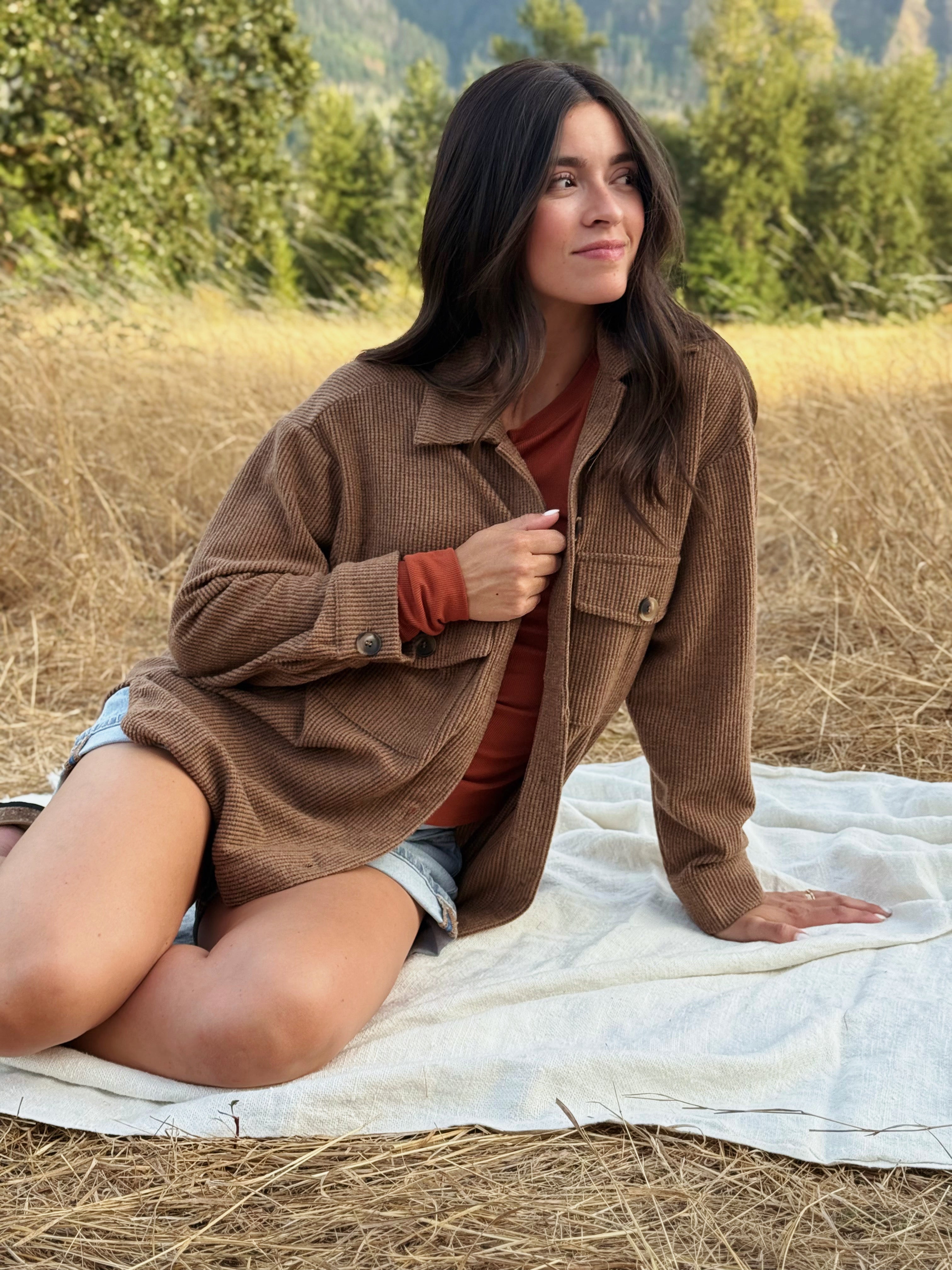 Chesapeake Shacket - MOCHA - Storetradenest JACKET