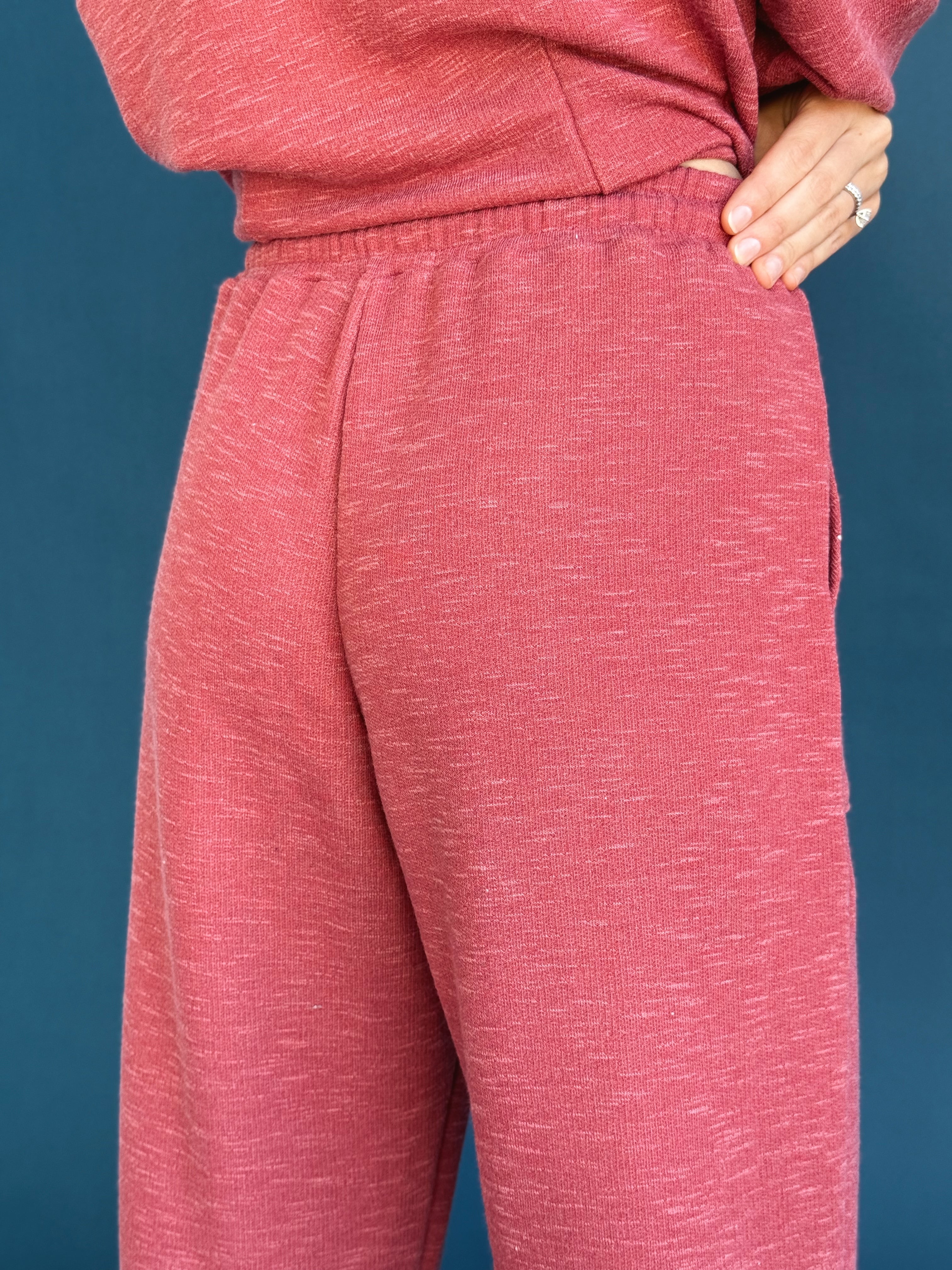 Coffee Run Sweatpants - MARSALA - Storetradenest Sweatpants