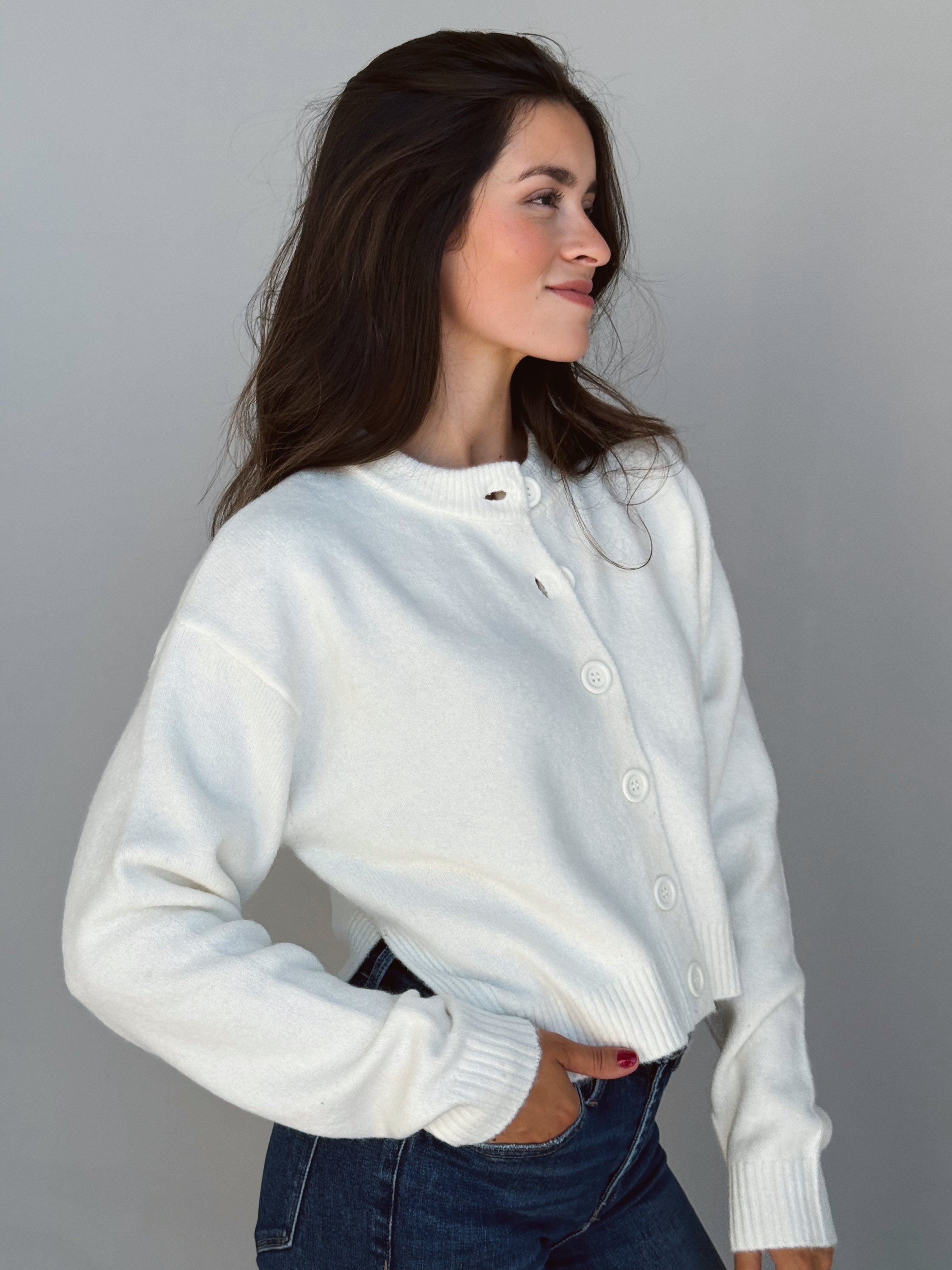 Dragonfly Inn Cardigan - IVORY - Storetradenest Cardigan