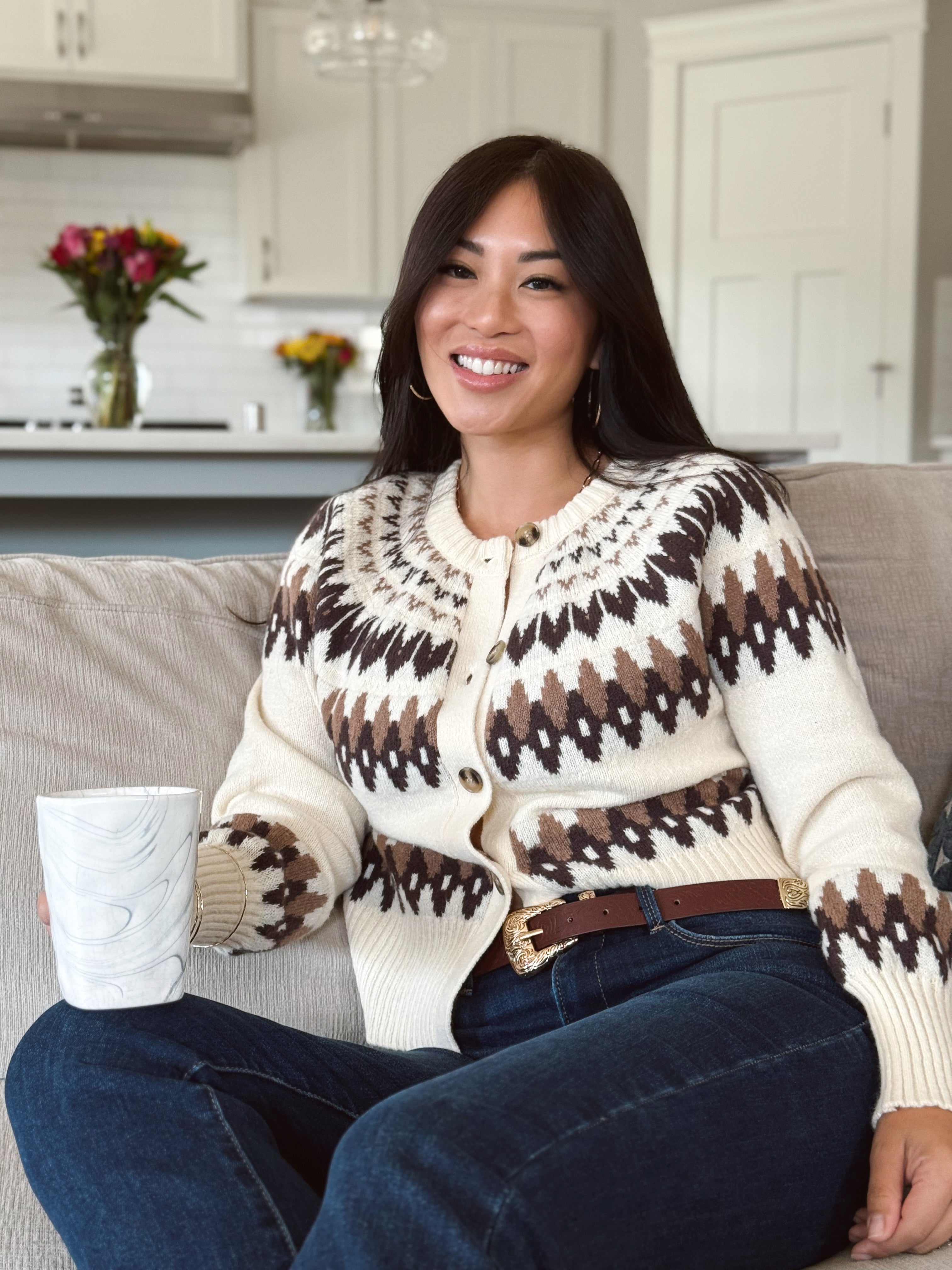 Elsie Cardigan - IVORY - Storetradenest Cardigan