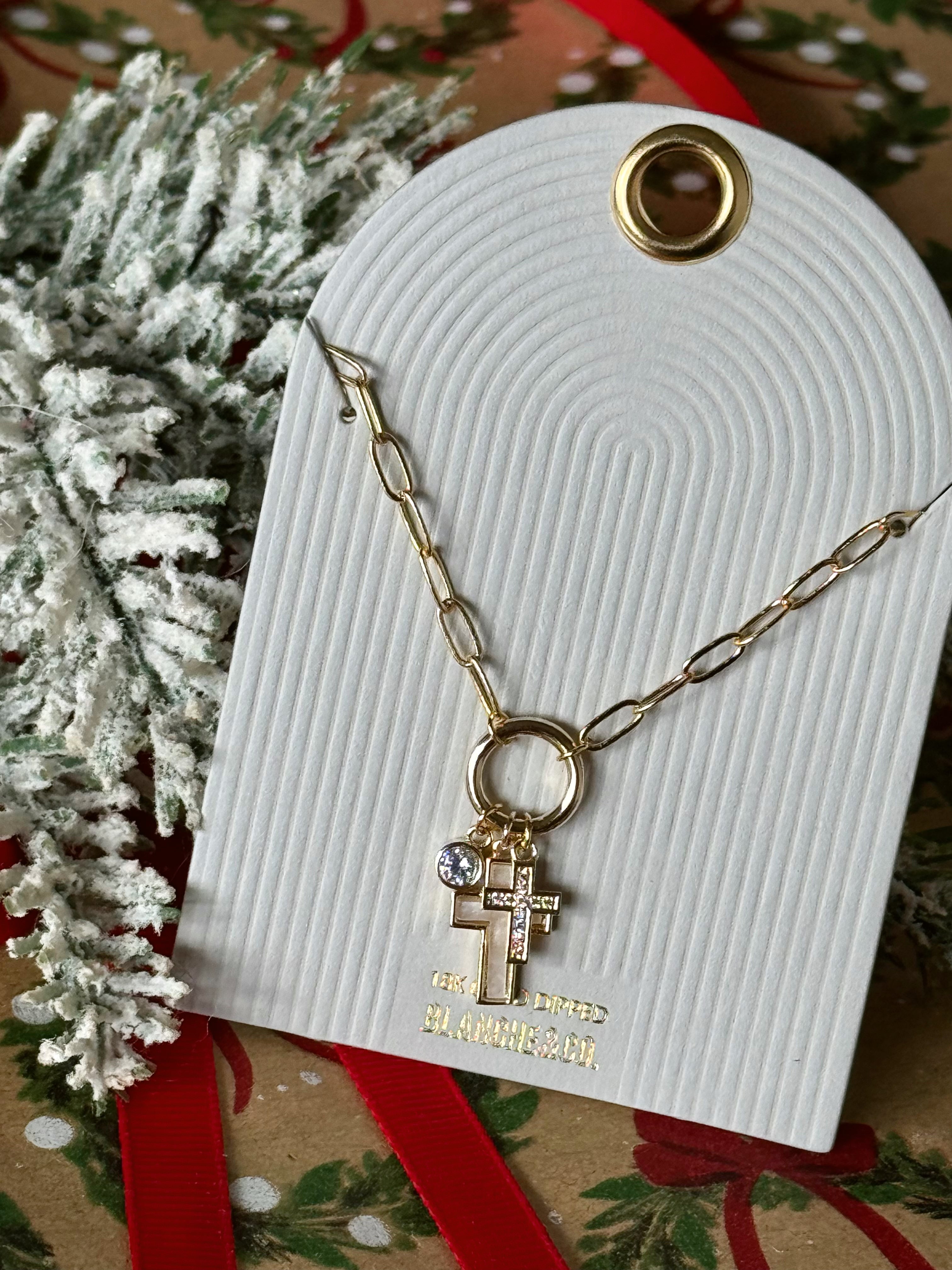 Faith Charm Necklace - GOLD - Storetradenest NECKLACE
