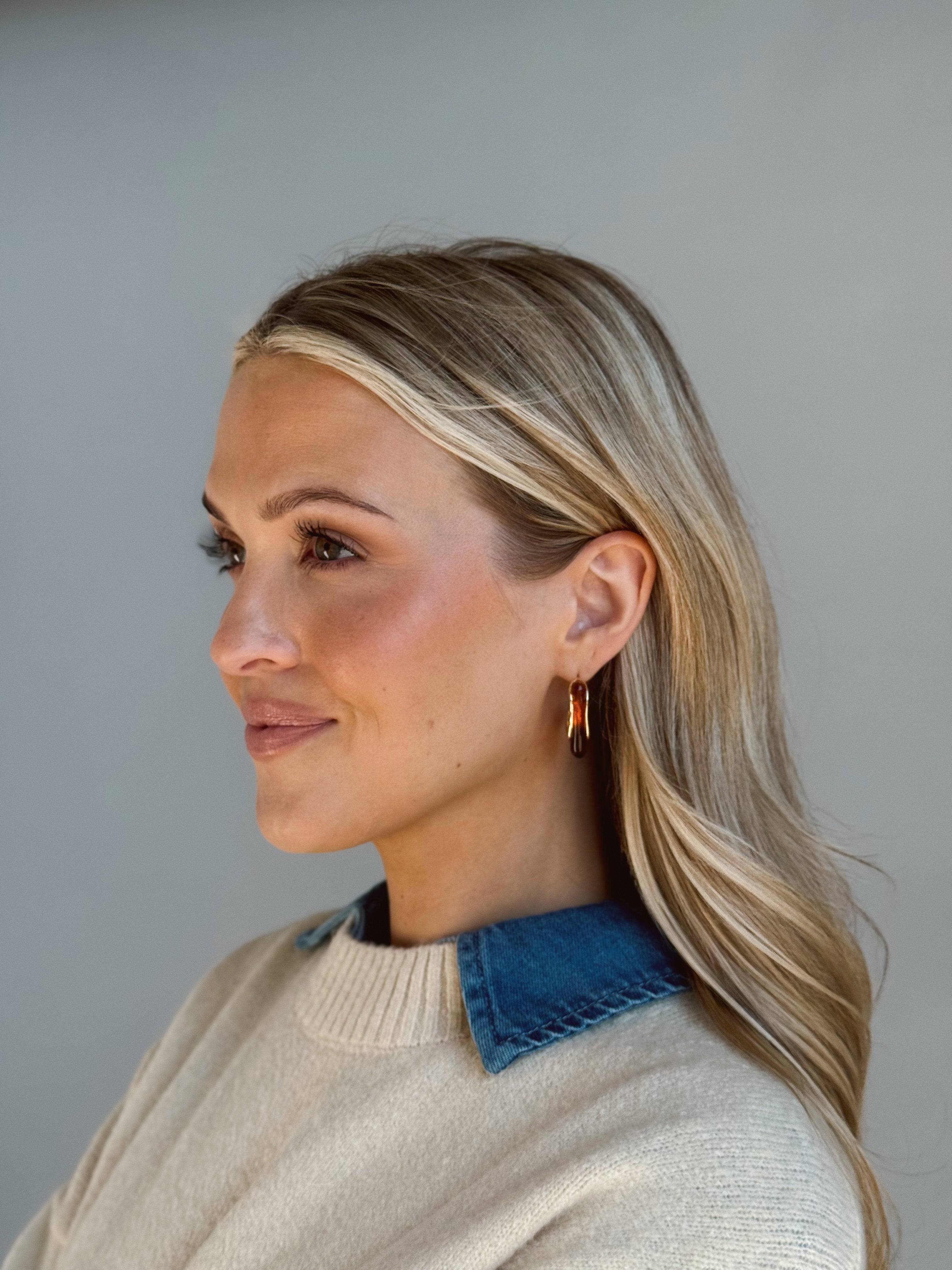 Fall Ready Set Of Earrings - DARK BROWN - Storetradenest EARRINGS