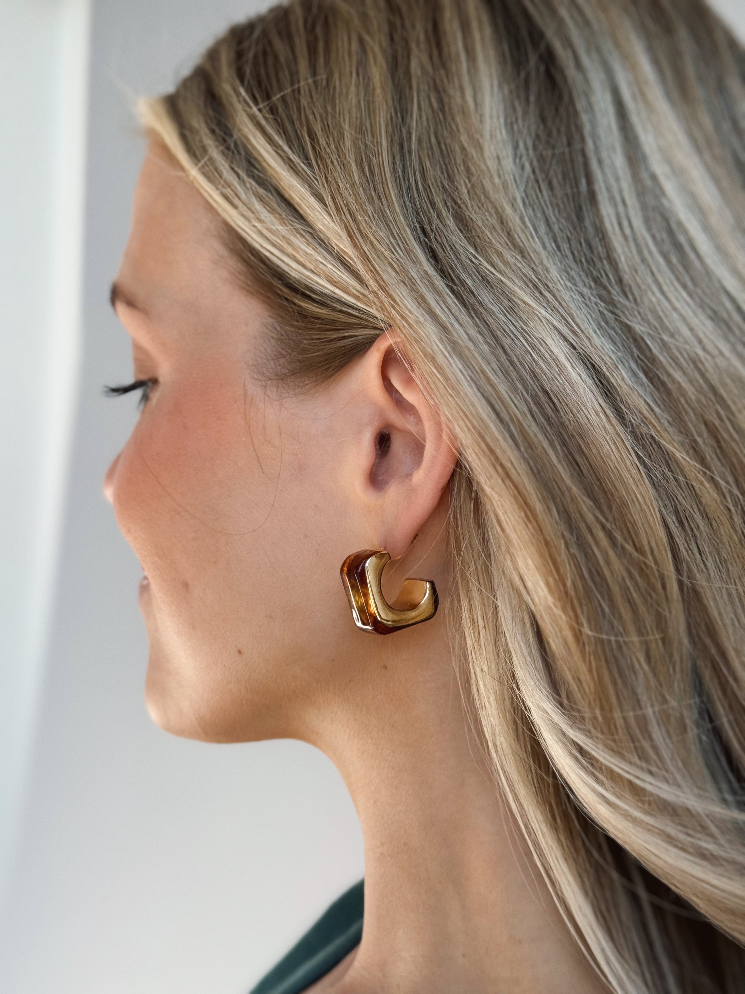 Fall Ready Set Of Earrings - DARK BROWN - Storetradenest EARRINGS