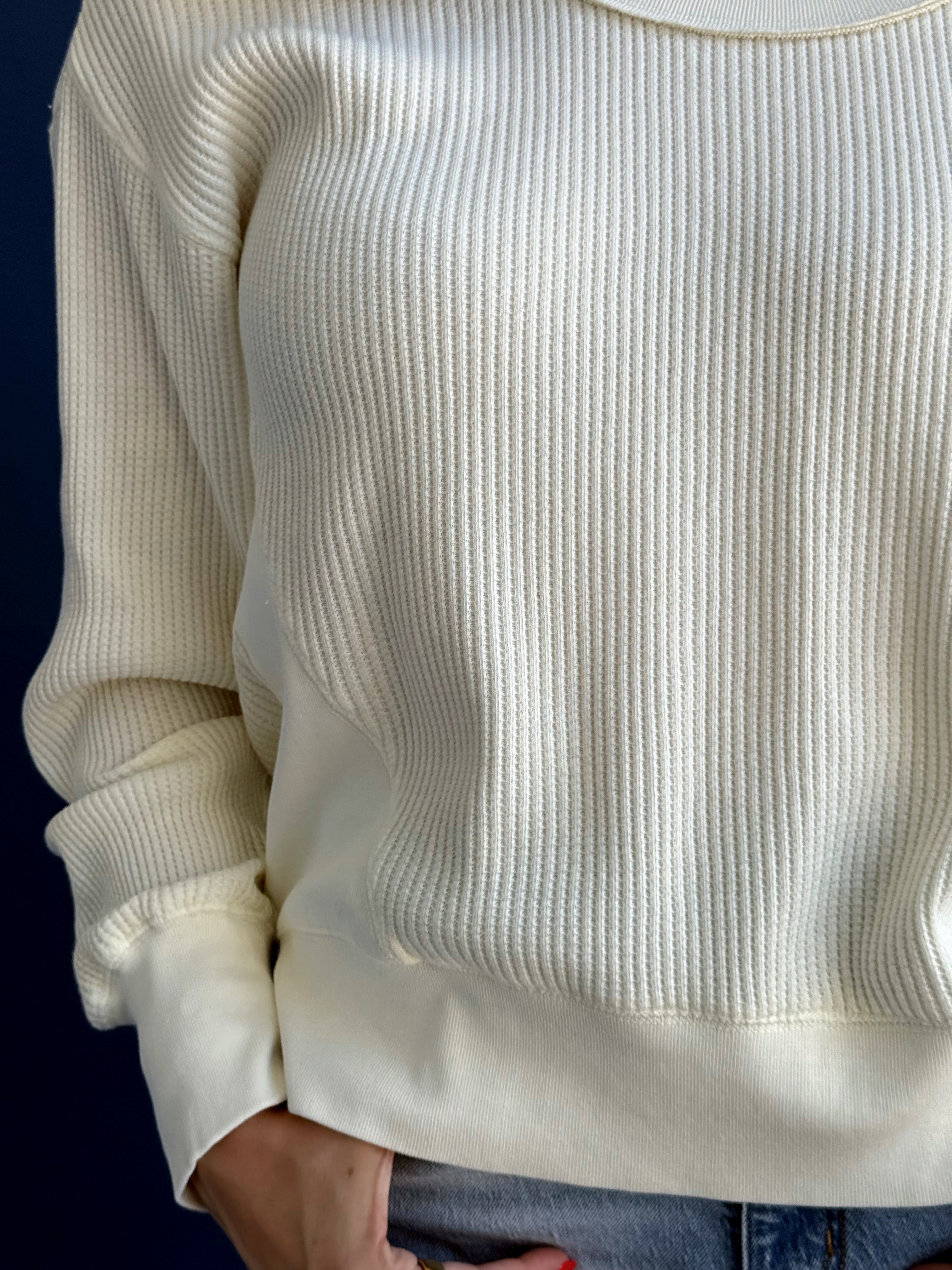 Georgie Top - CREAM - Storetradenest L/S SHIRT