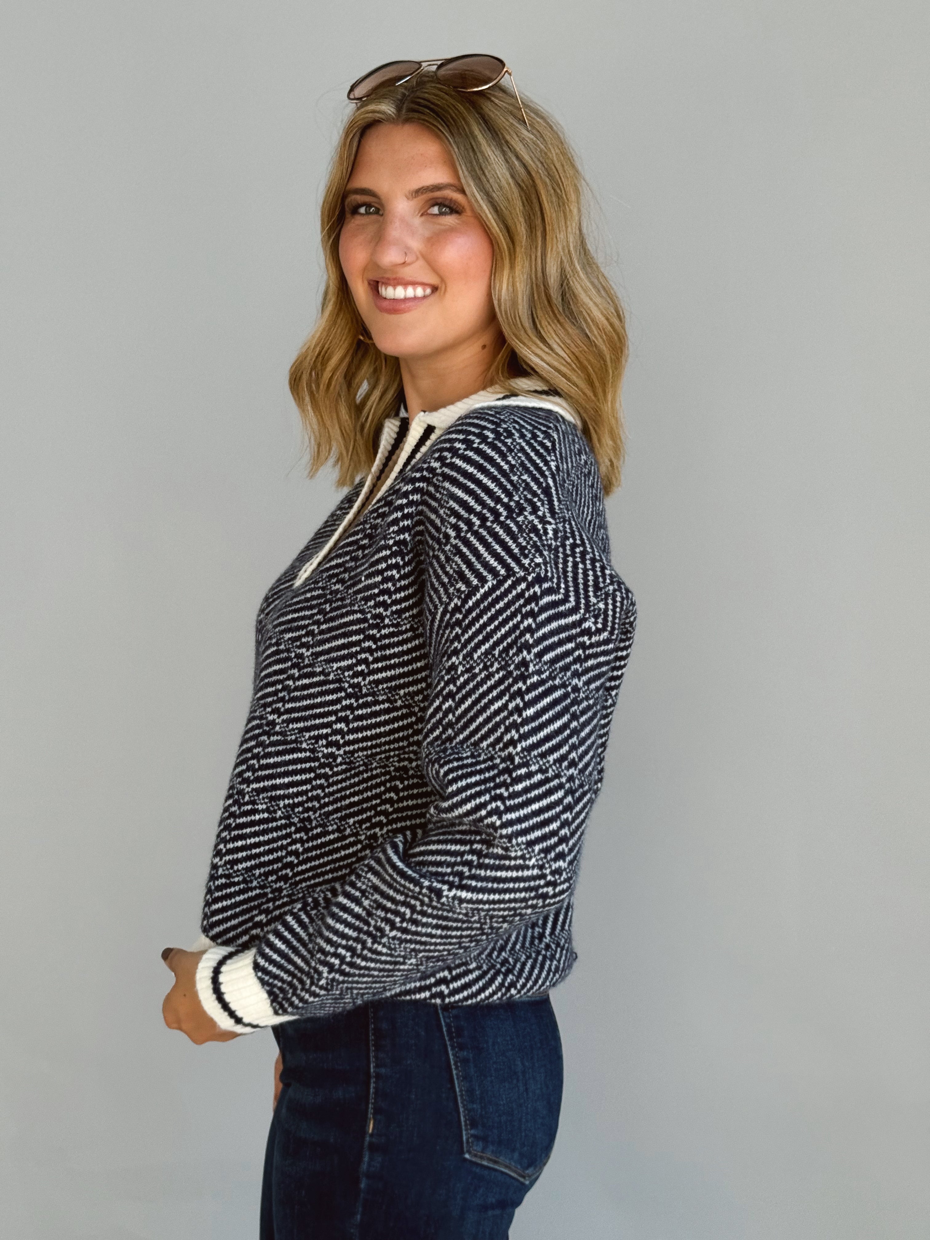 Gilbert Sweater - NAVY - Storetradenest SWEATER