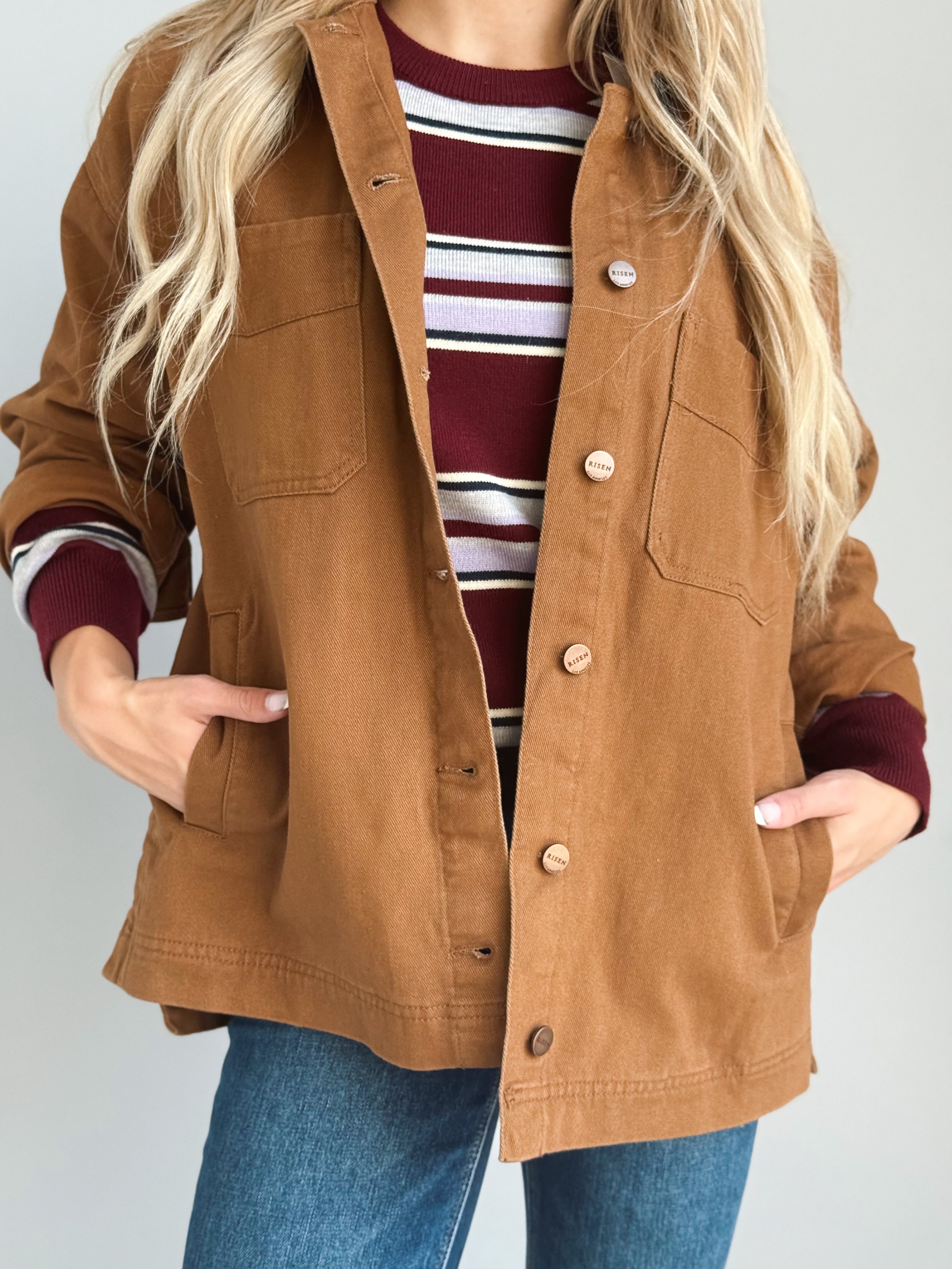 Jericho Jacket - BROWN - Storetradenest JACKET