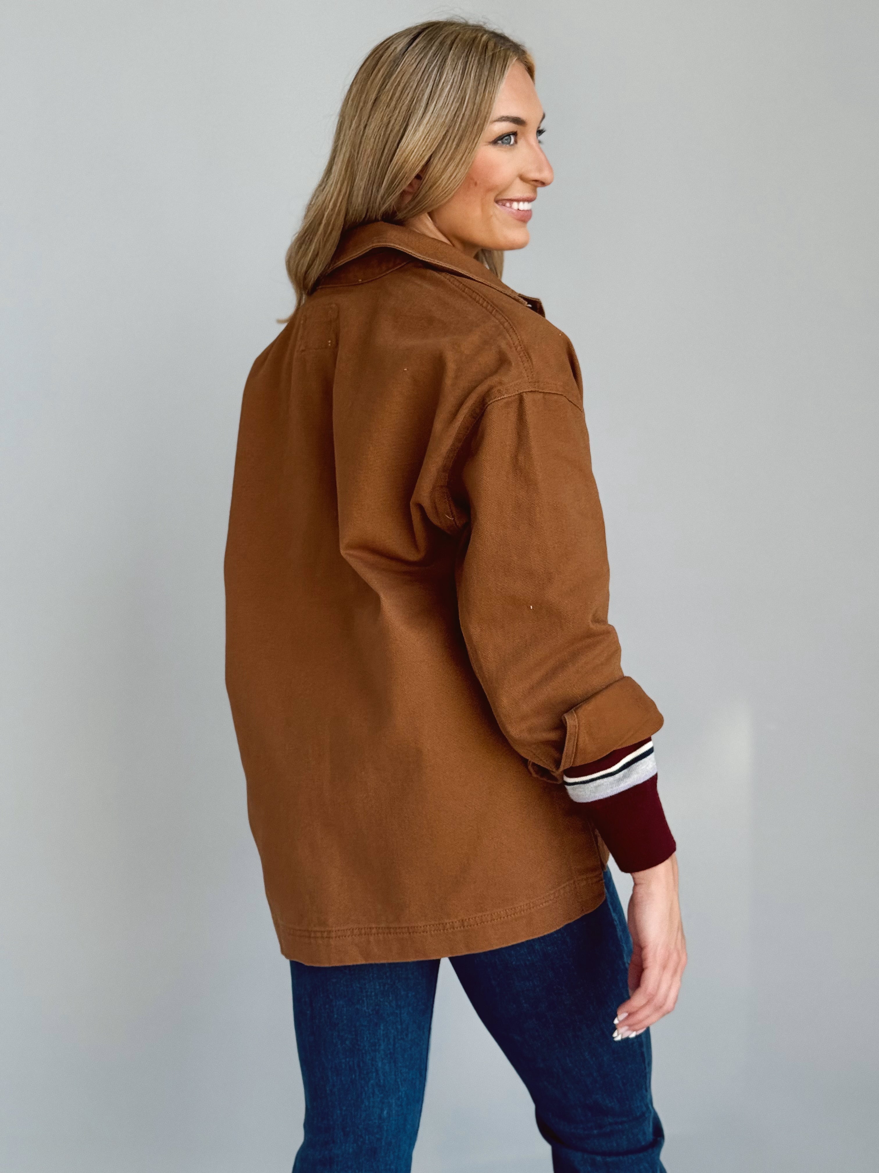 Jericho Jacket - BROWN - Storetradenest JACKET
