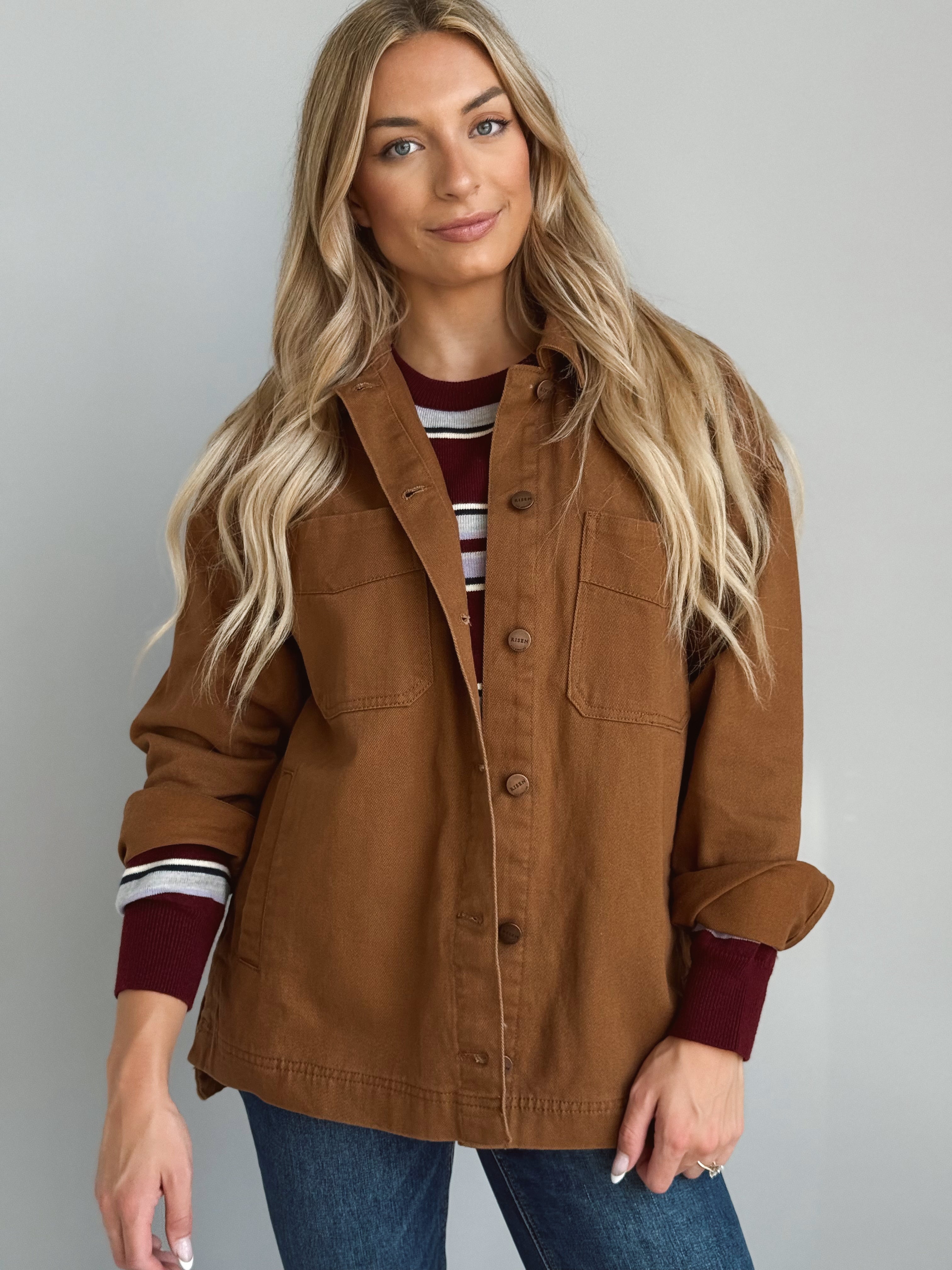 Jericho Jacket - BROWN - Storetradenest JACKET