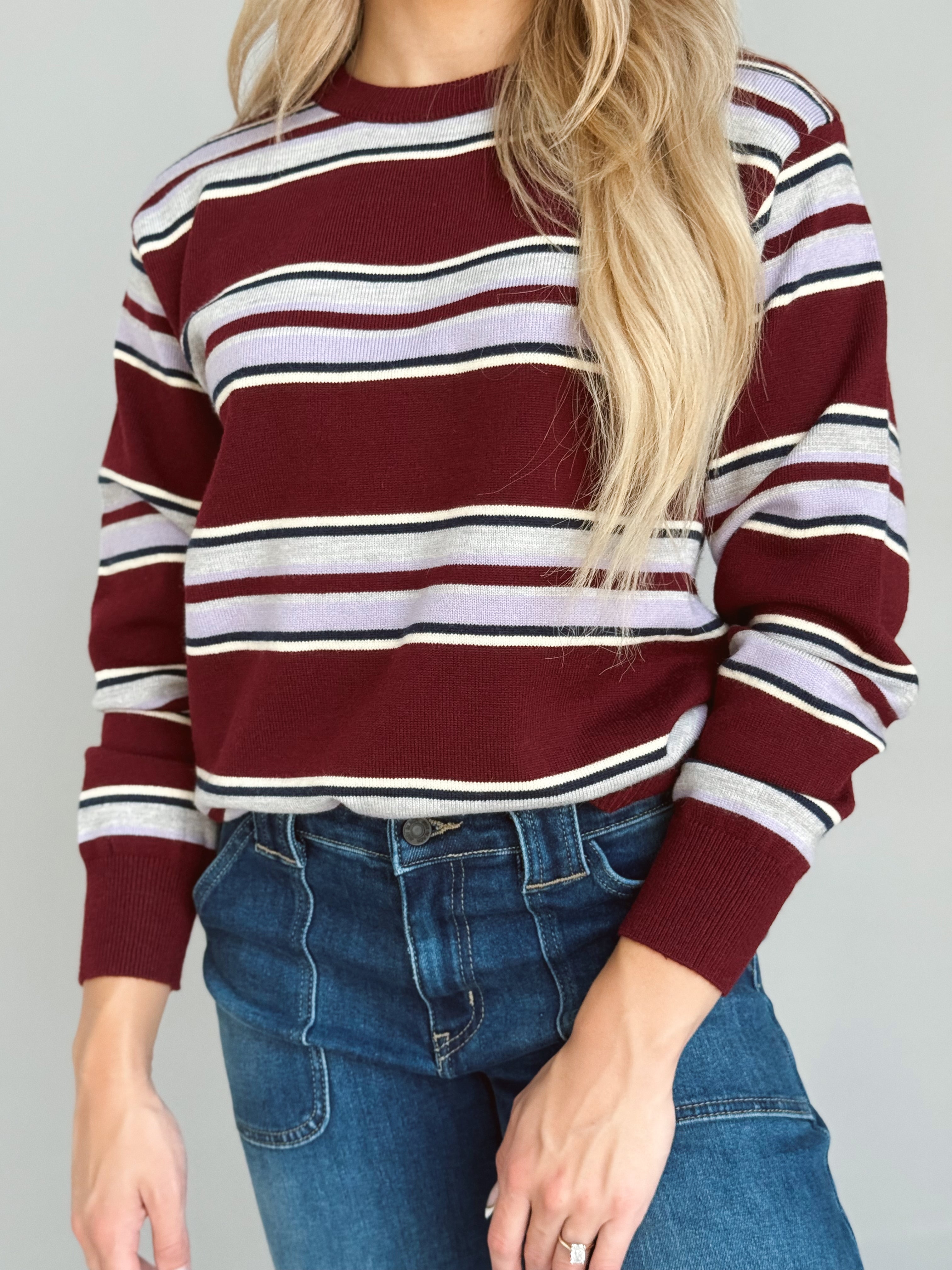 Karmen Sweater - BURGUNDY - Storetradenest SWEATER