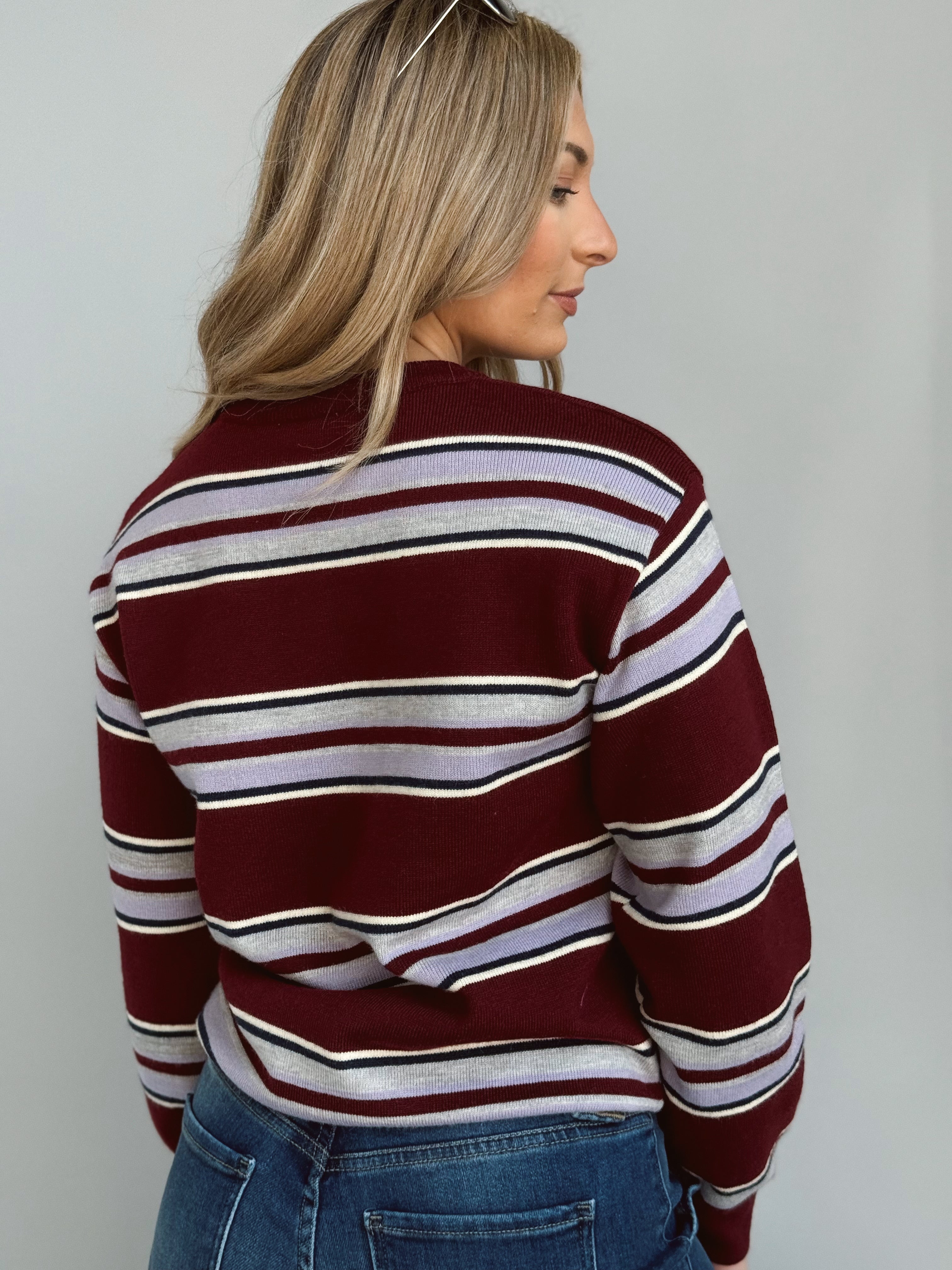 Karmen Sweater - BURGUNDY - Storetradenest SWEATER