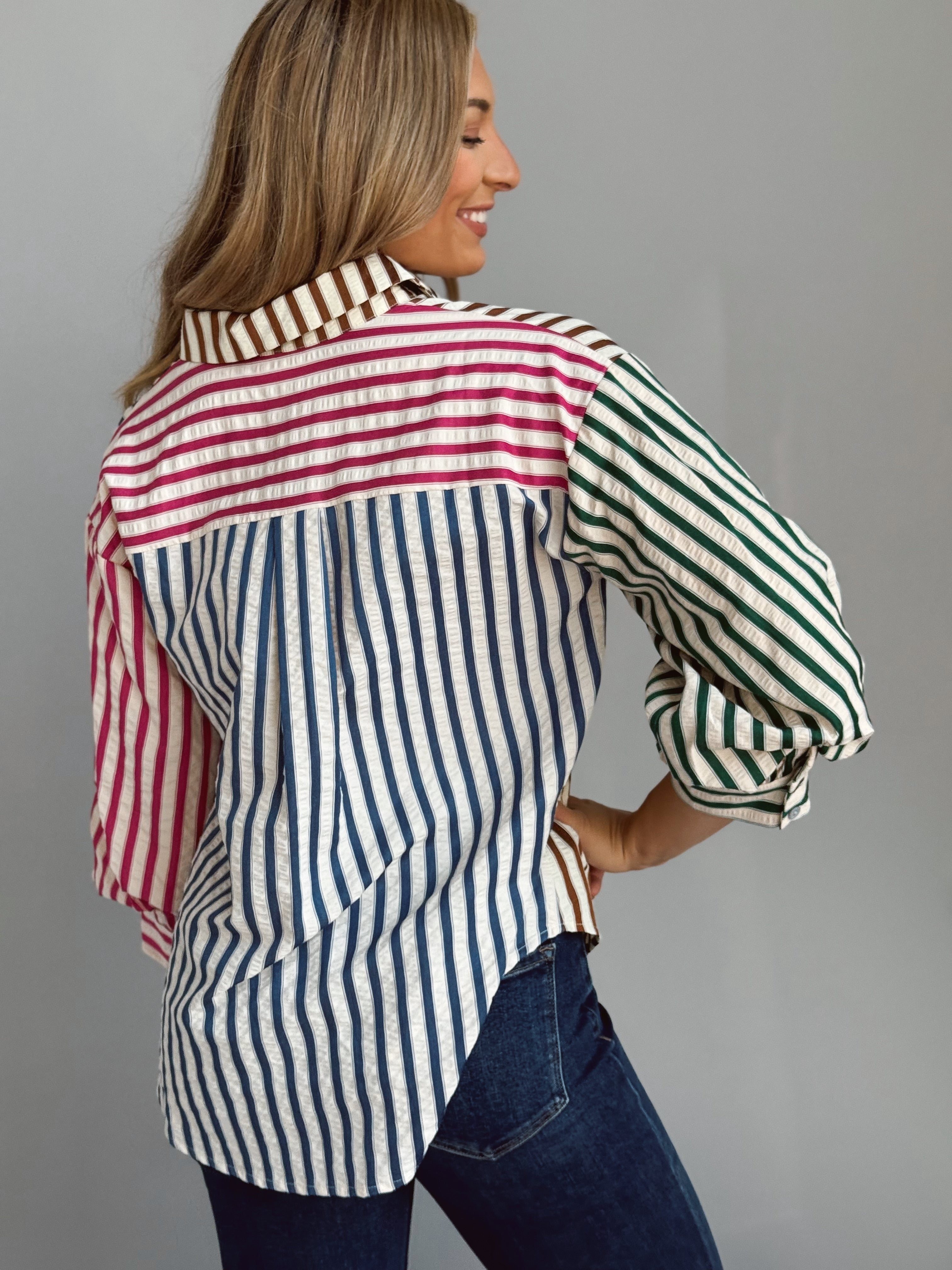 Kristy Blouse - BROWN - Storetradenest BLOUSE