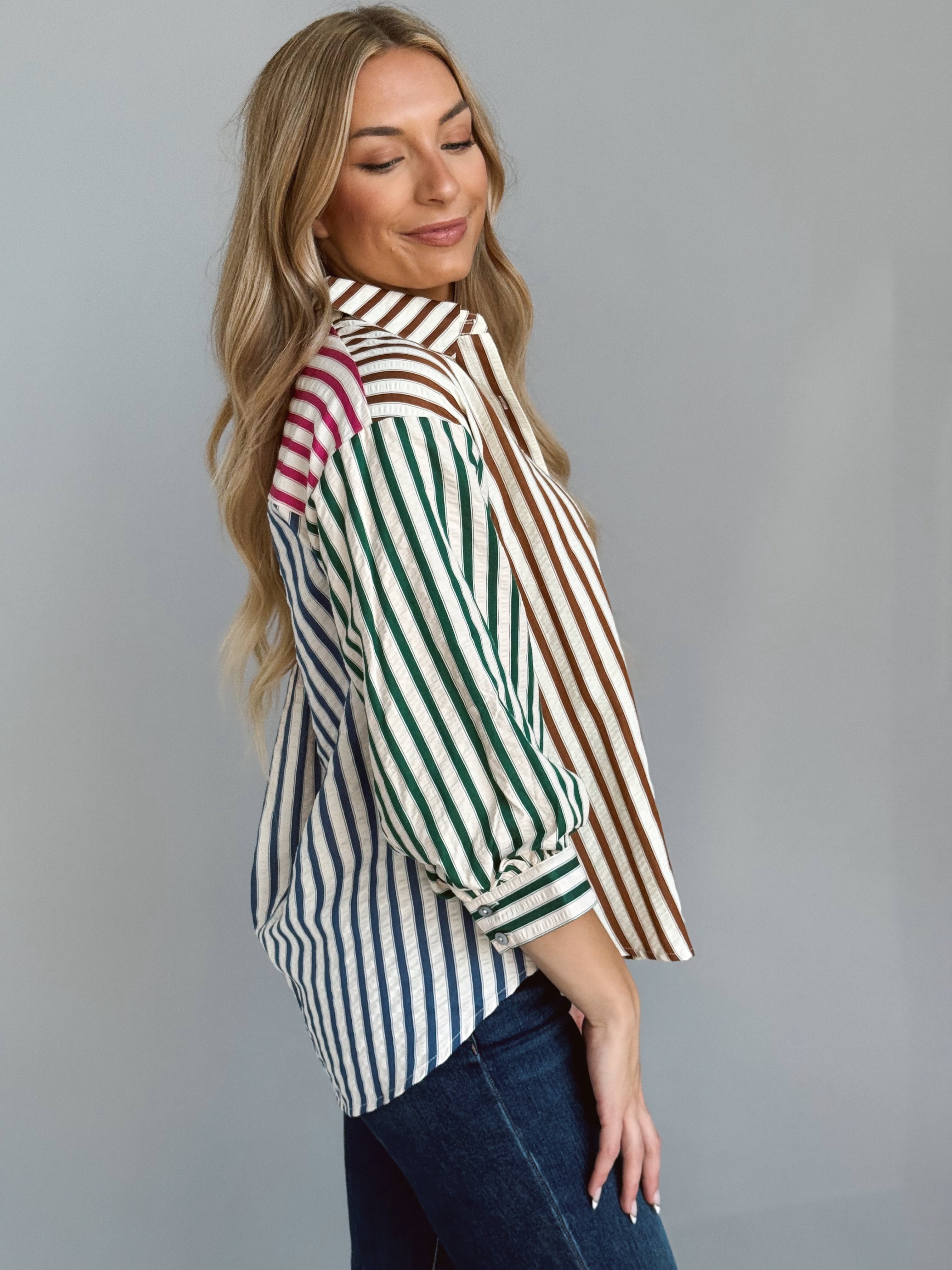 Kristy Blouse - BROWN - Storetradenest BLOUSE