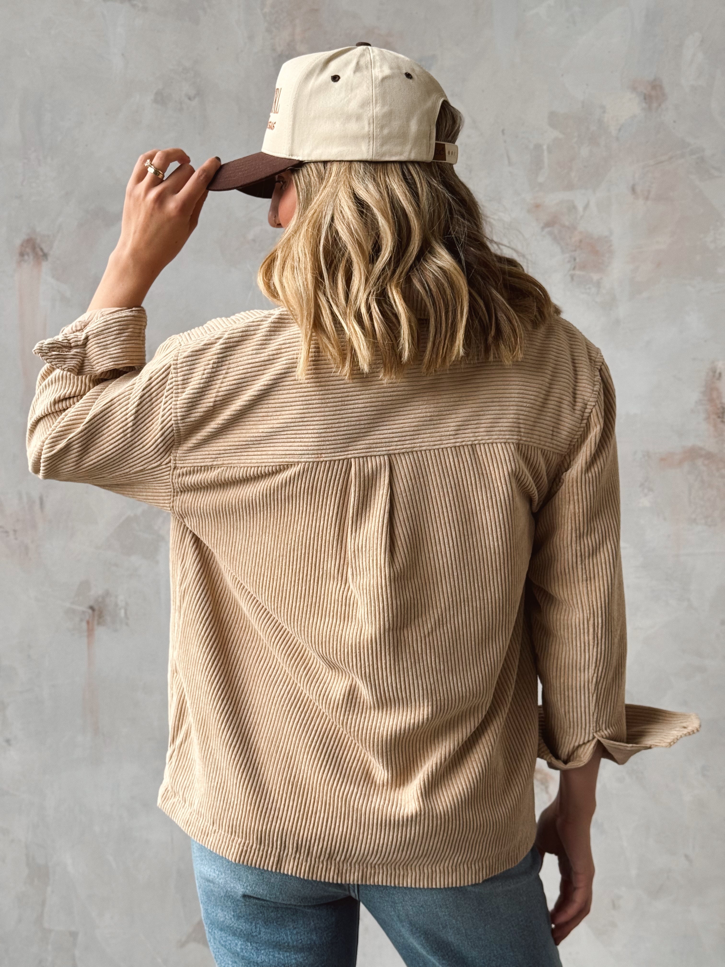 Lee Ann Shacket - BEIGE - Storetradenest JACKET