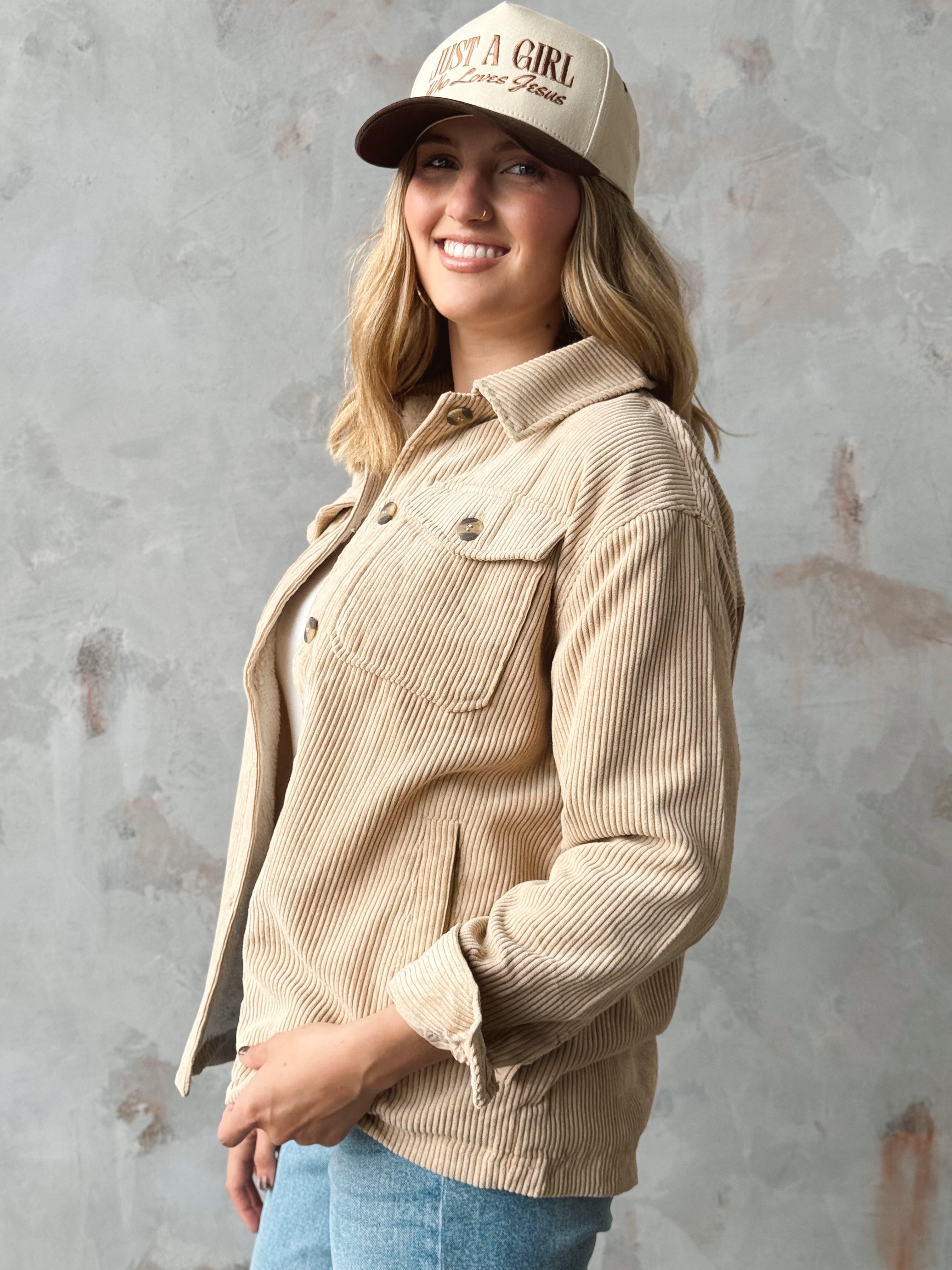 Lee Ann Shacket - BEIGE - Storetradenest JACKET