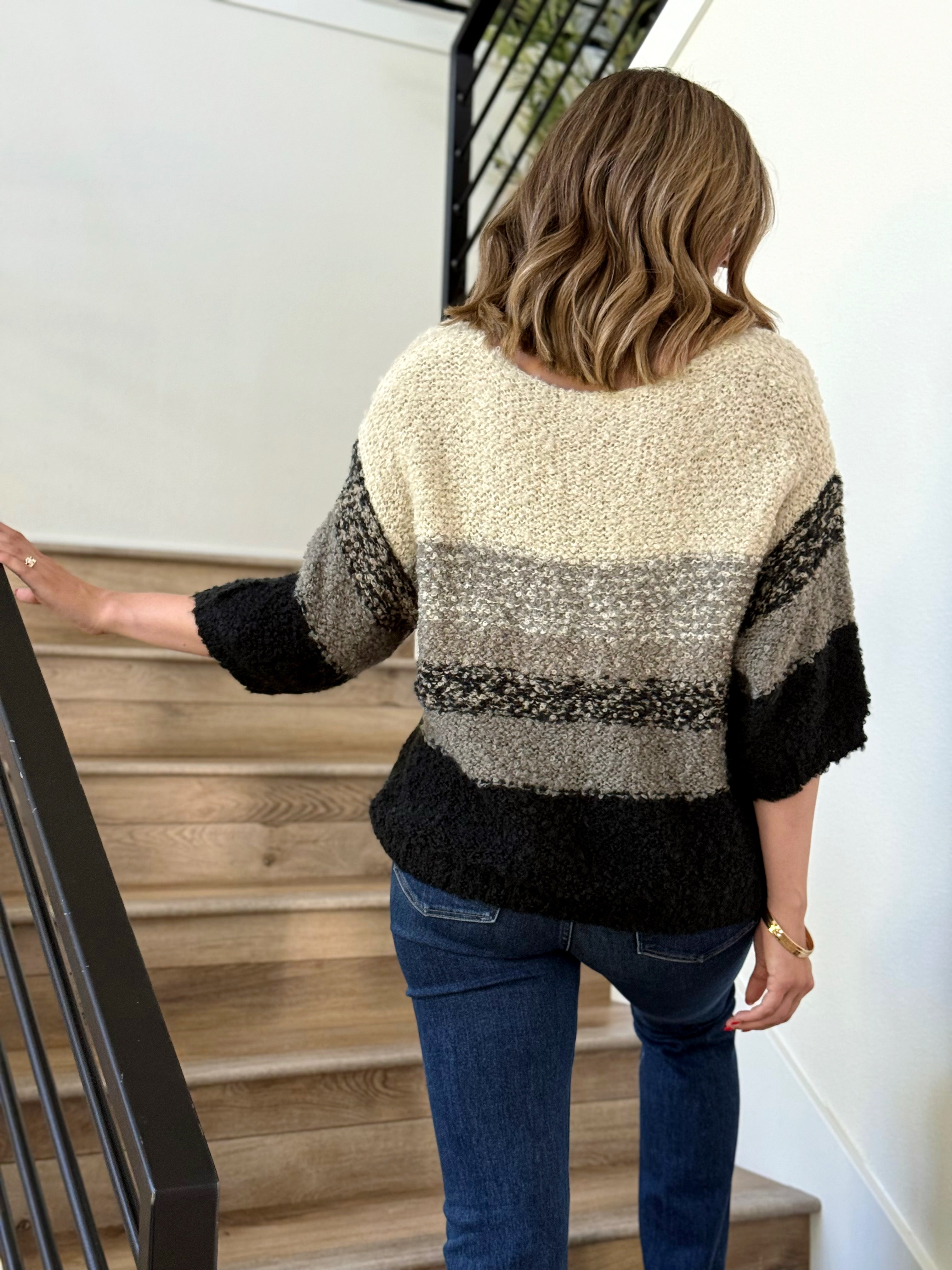 Linnea Sweater - GREY - Storetradenest SWEATER