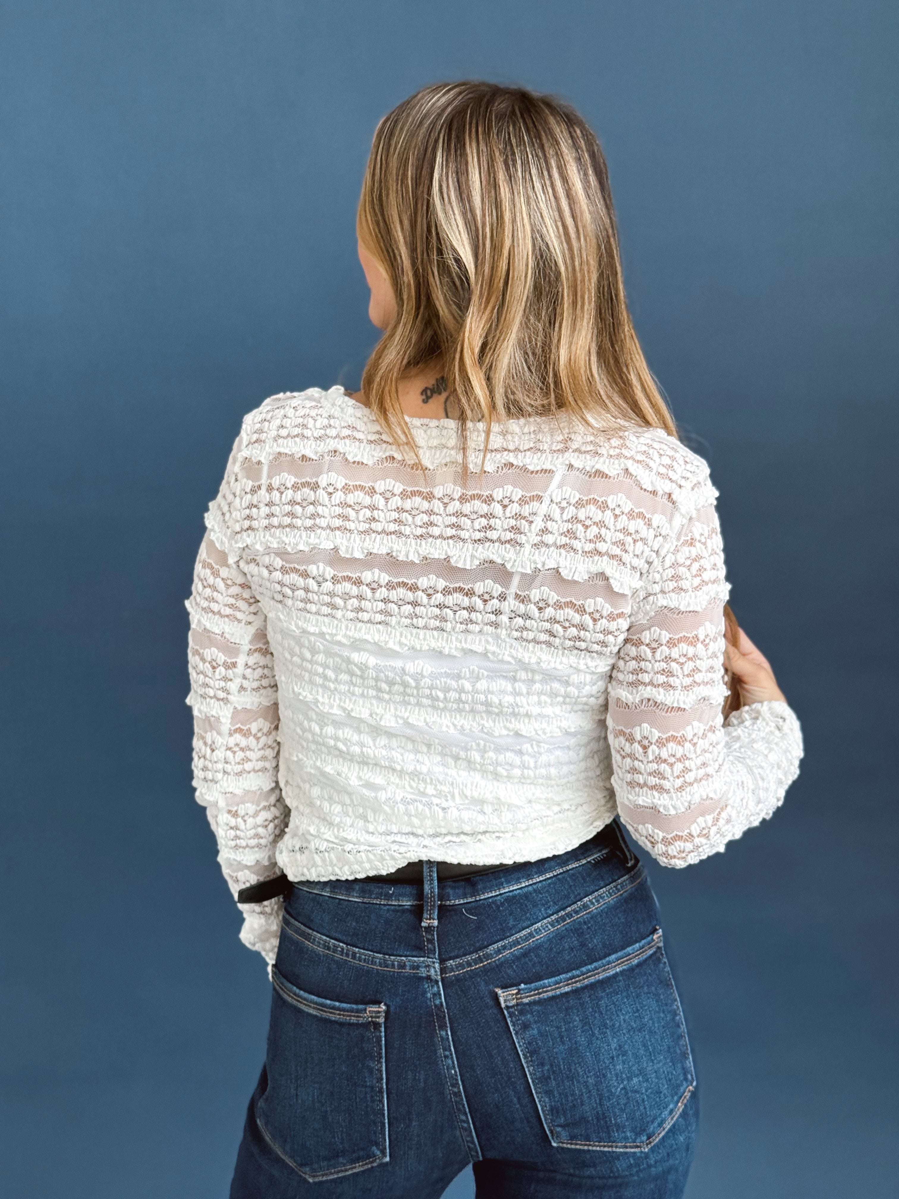 Locust Top - OFF WHITE - Storetradenest L/S SHIRT