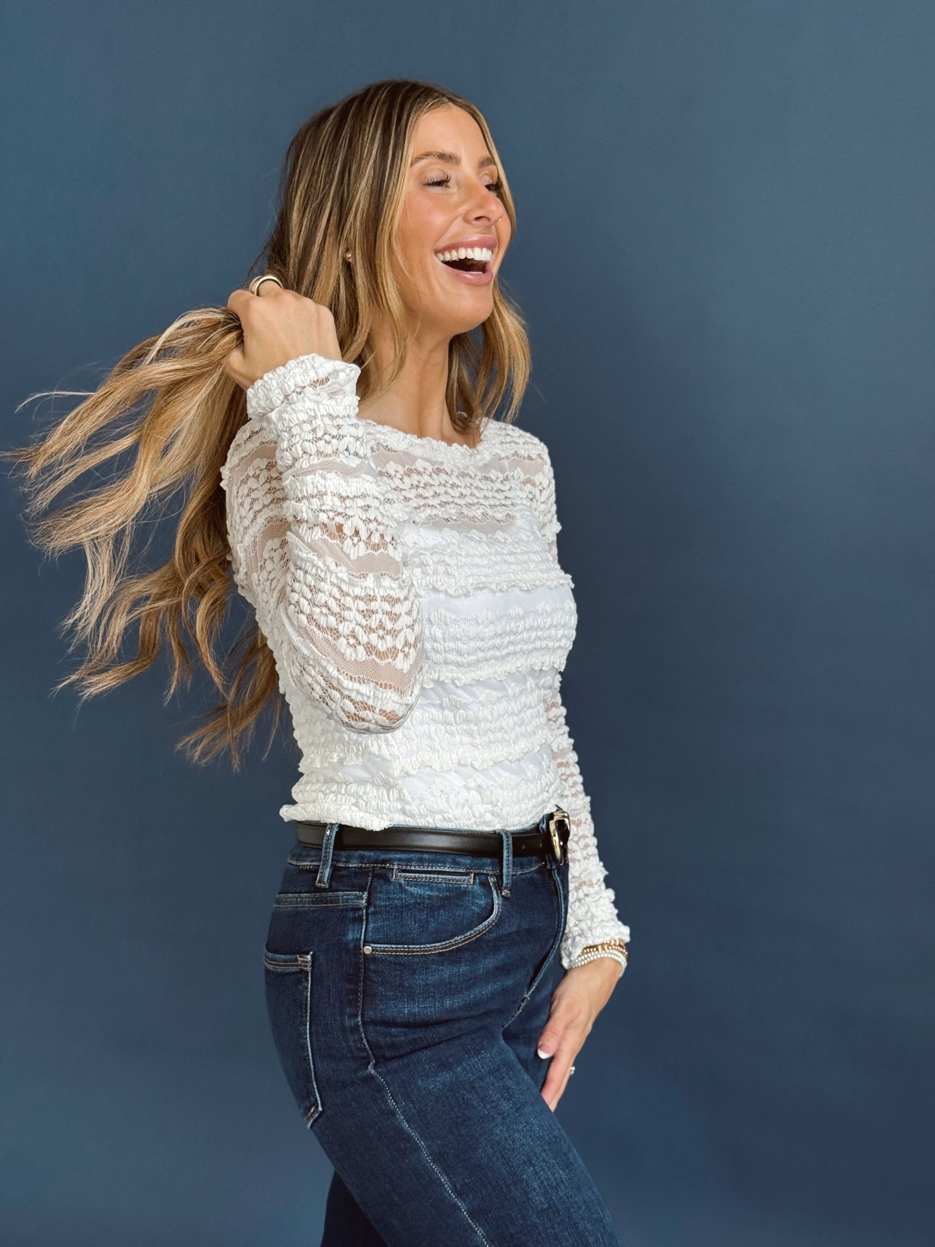 Locust Top - OFF WHITE - Storetradenest L/S SHIRT