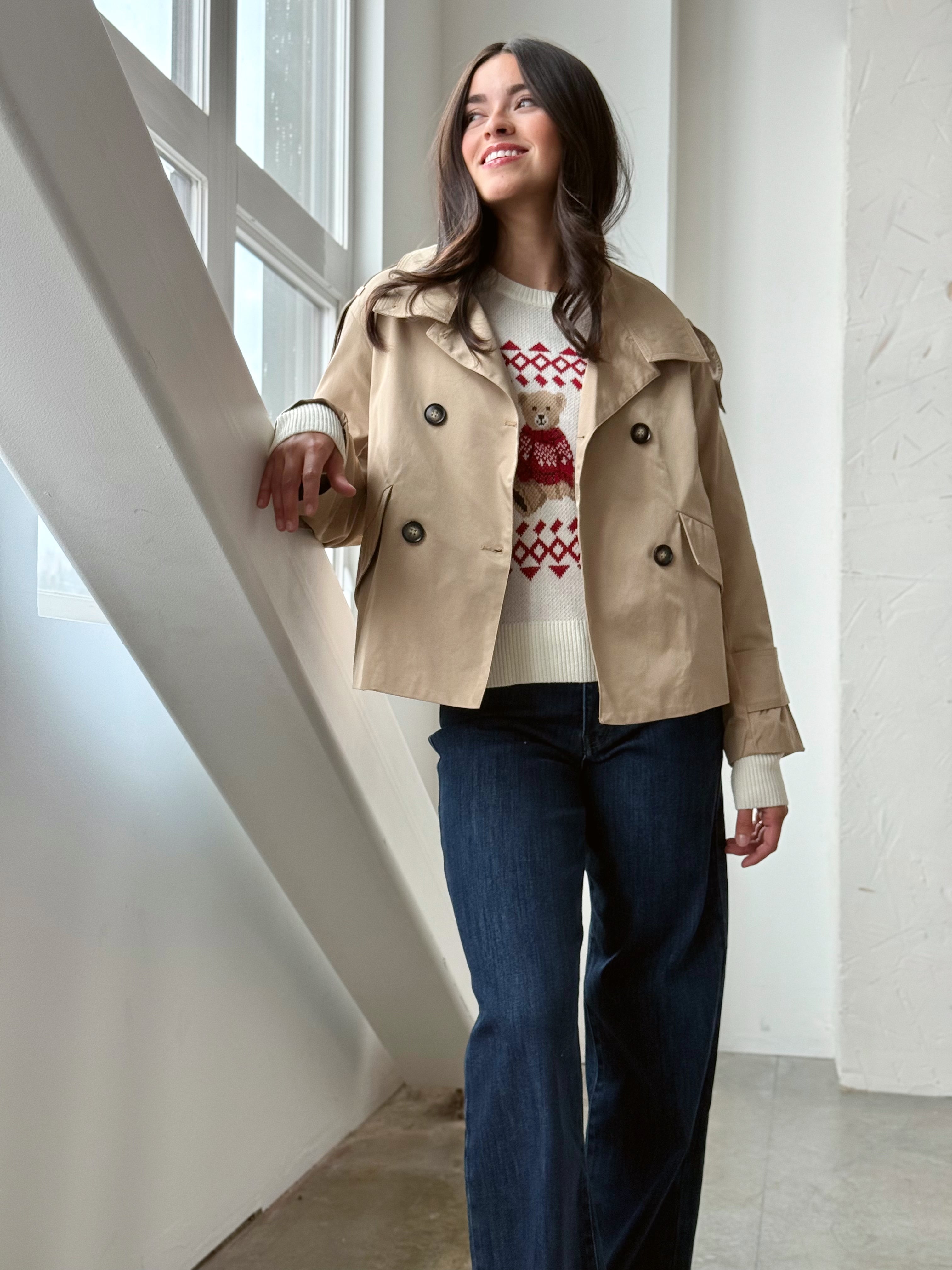 London Coat - BEIGE - Storetradenest JACKET