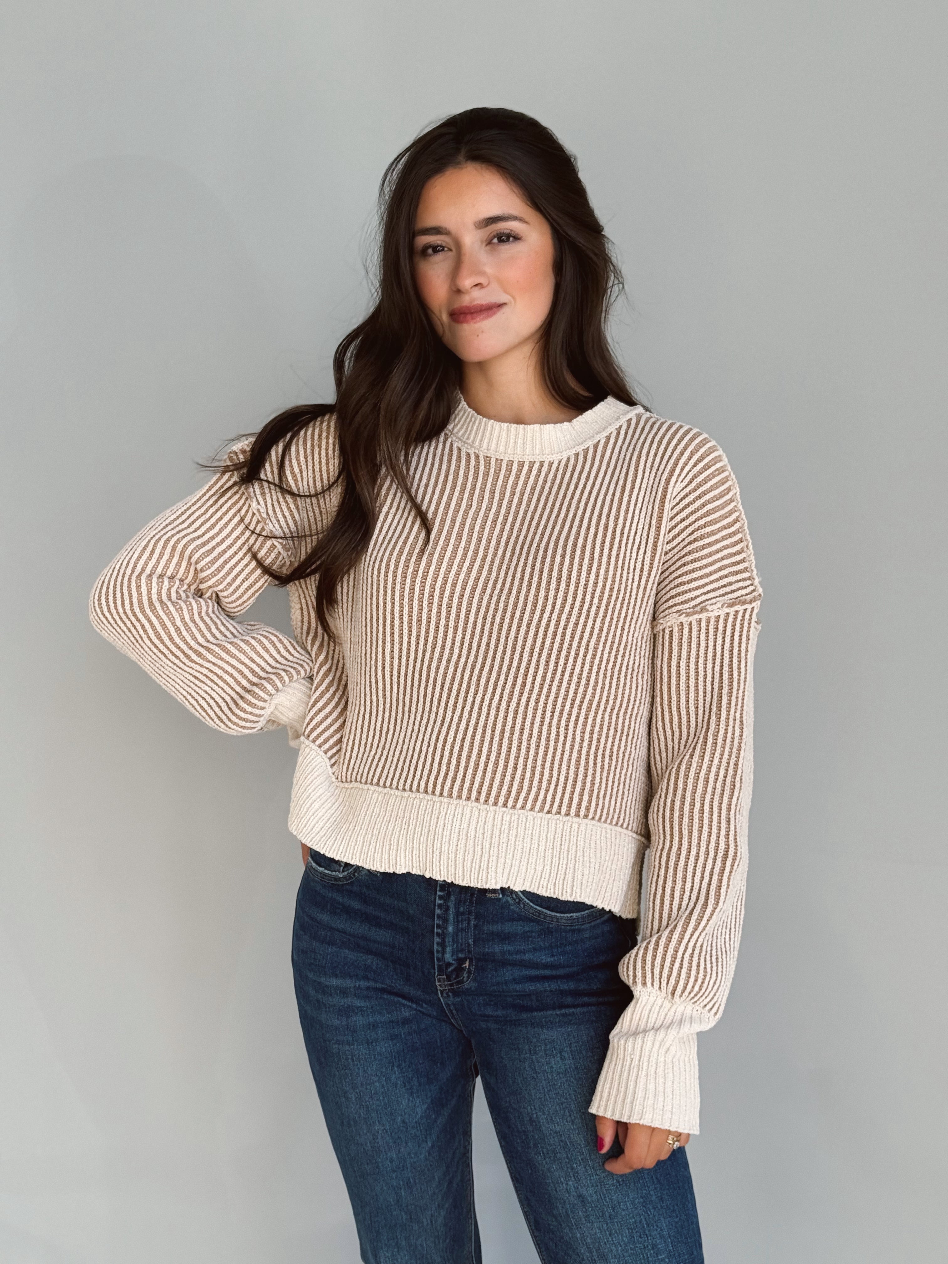Melanie Sweater - ECRU - Storetradenest SWEATER