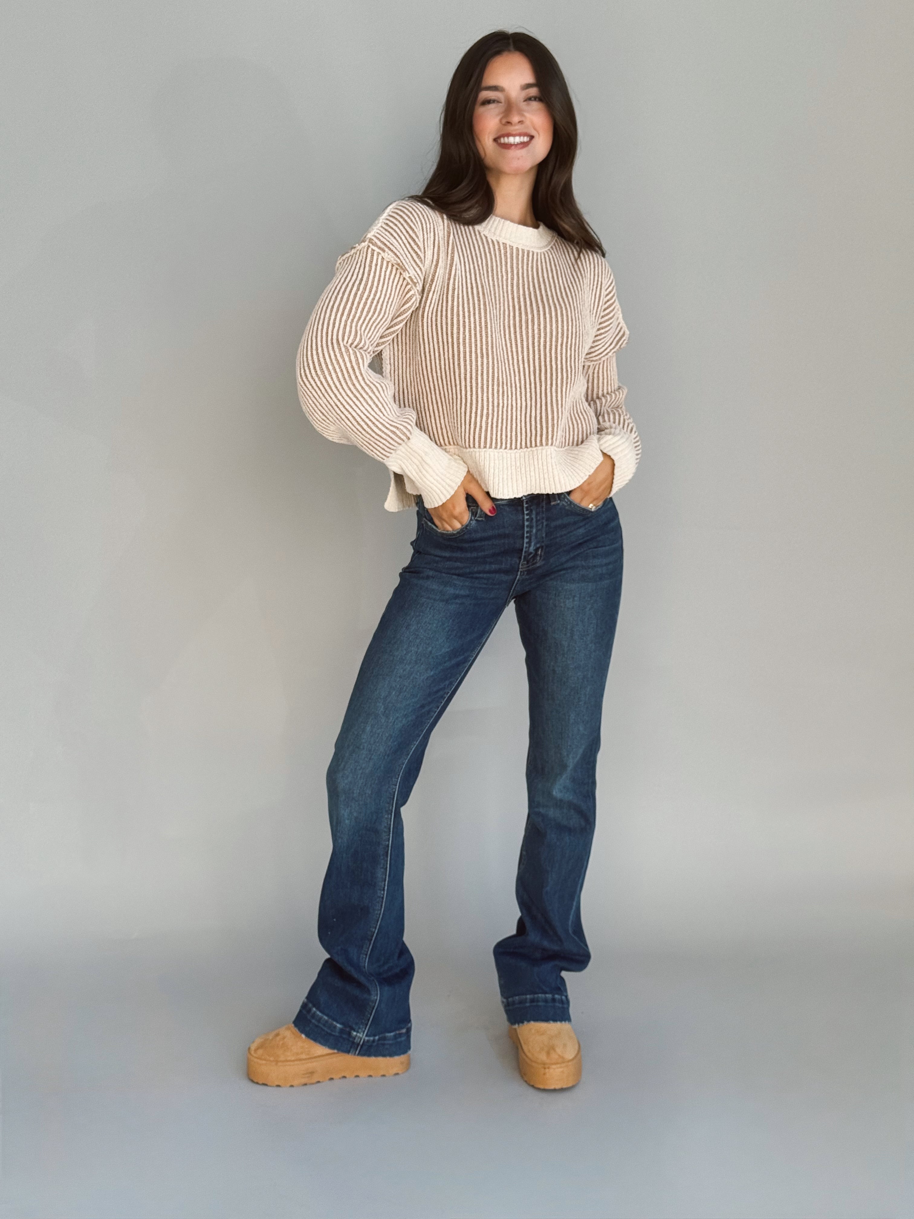 Melanie Sweater - ECRU - Storetradenest SWEATER