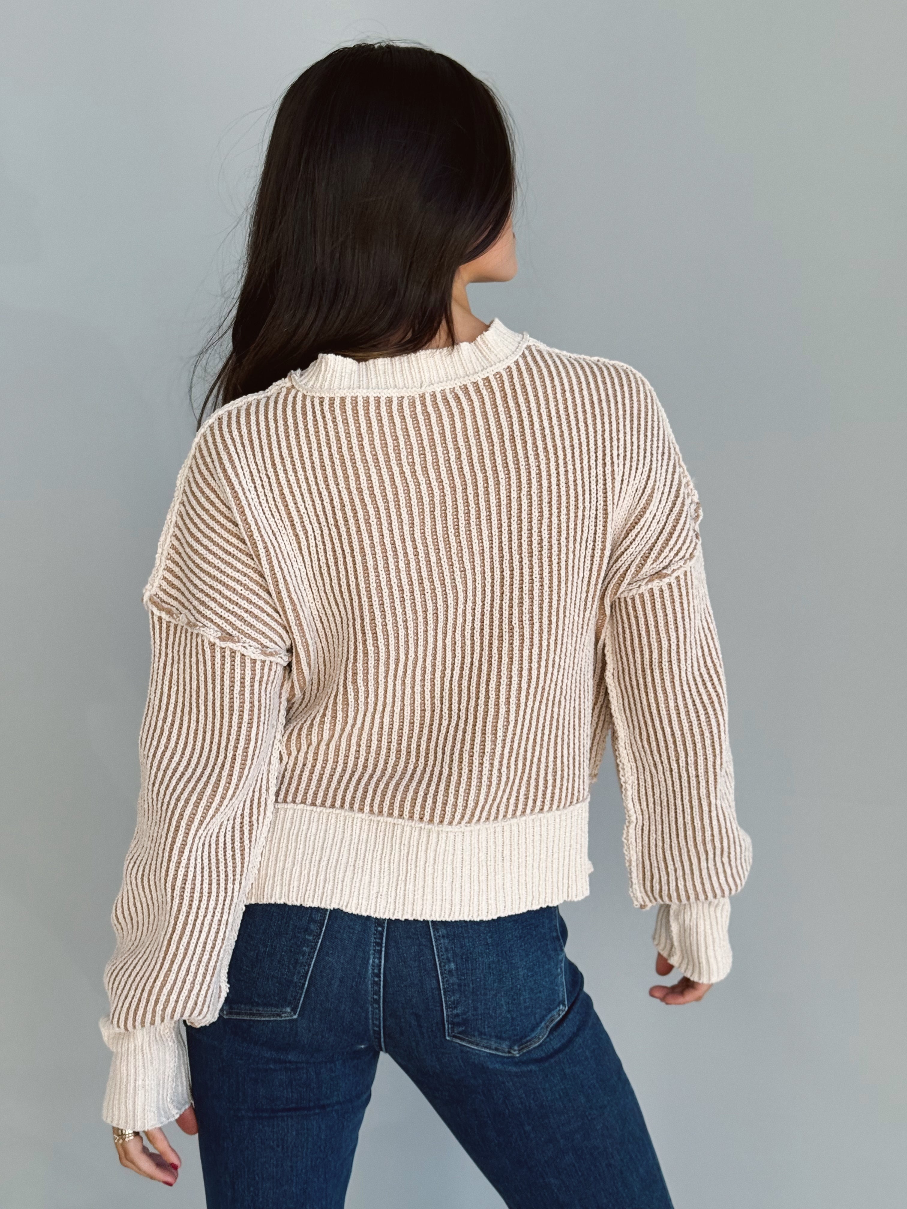 Melanie Sweater - ECRU - Storetradenest SWEATER