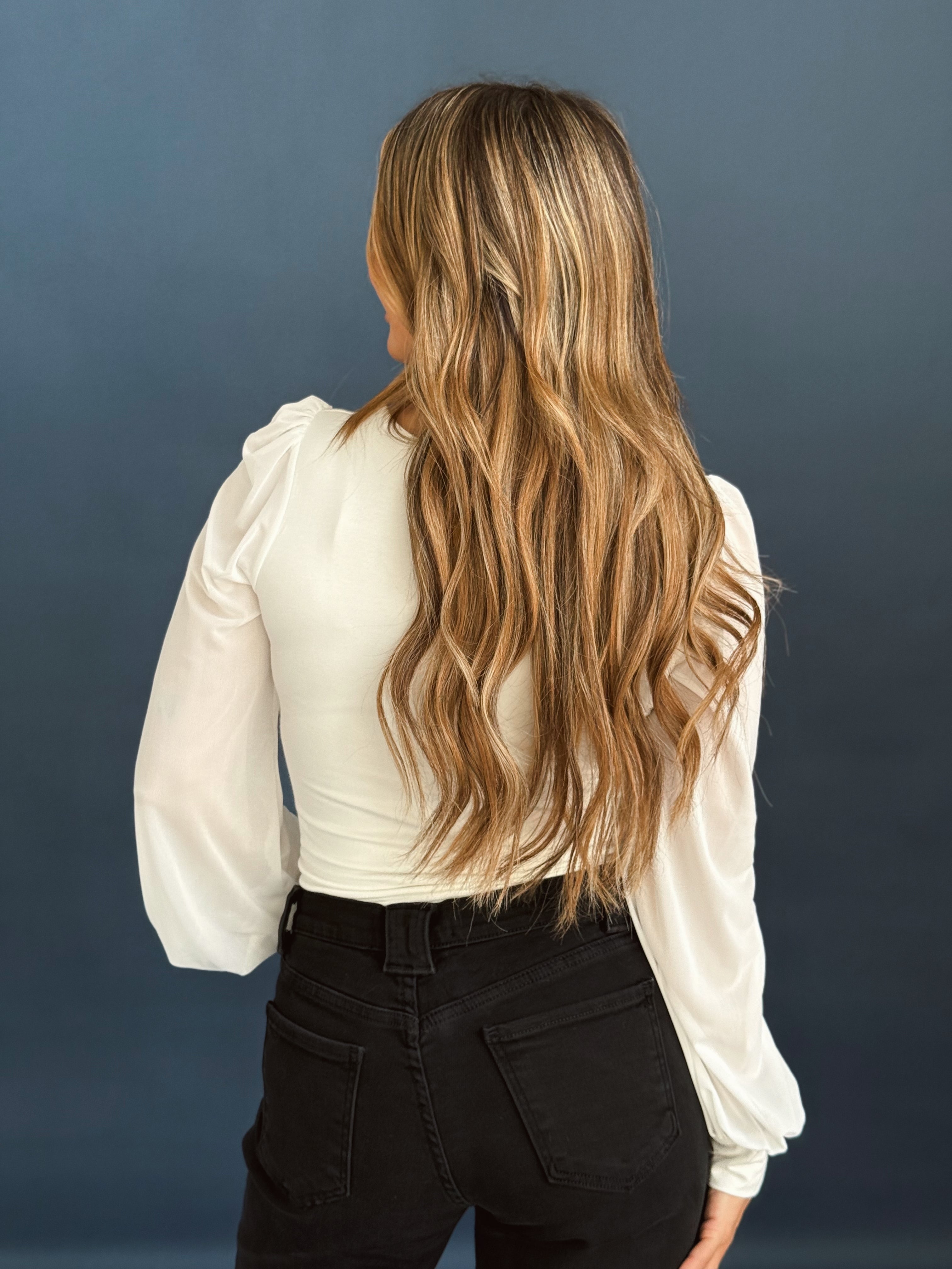 Midtown Top - IVORY - Storetradenest L/S Shirt