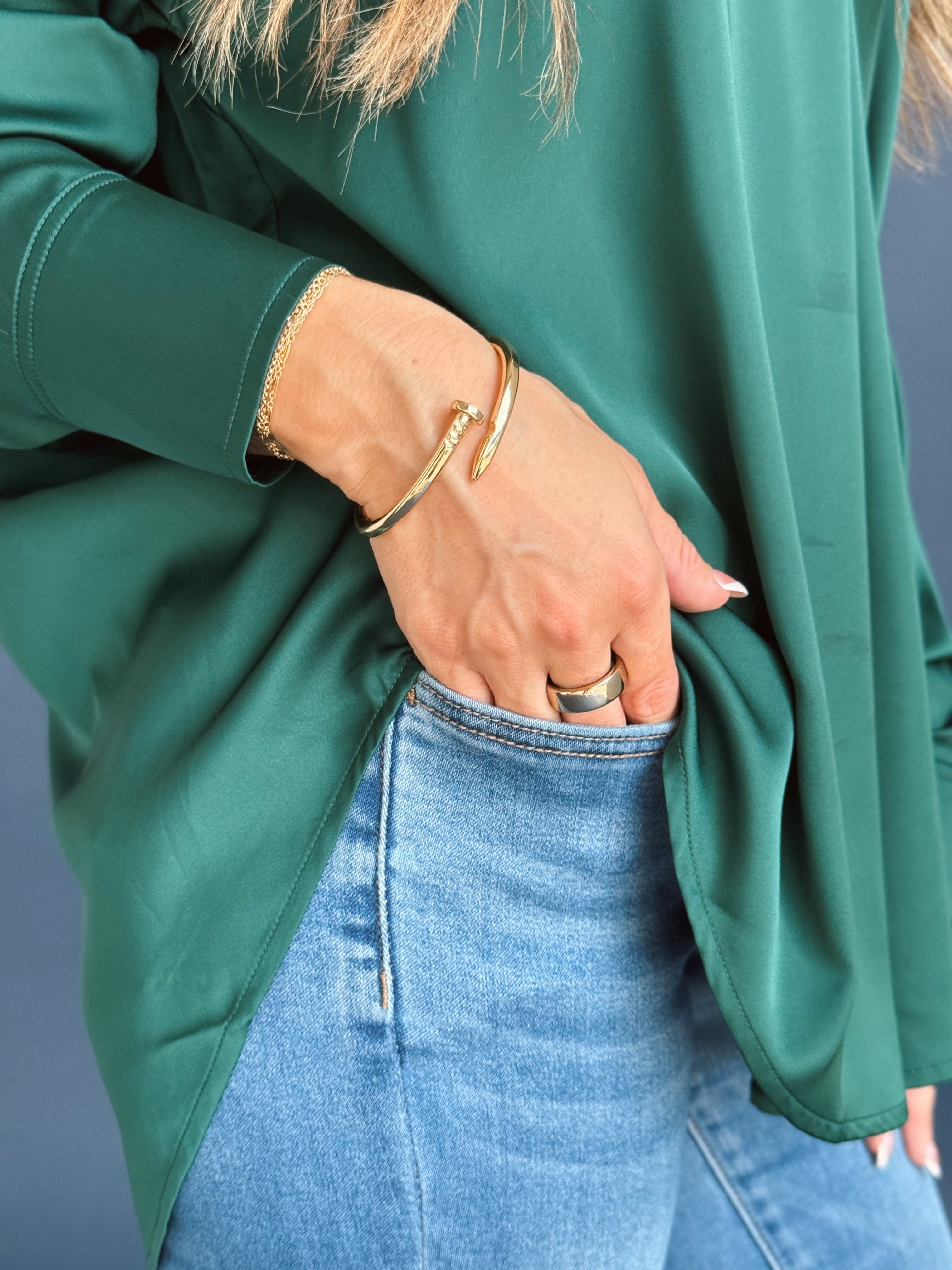 Nail Hinged Bracelet - Storetradenest Bracelets