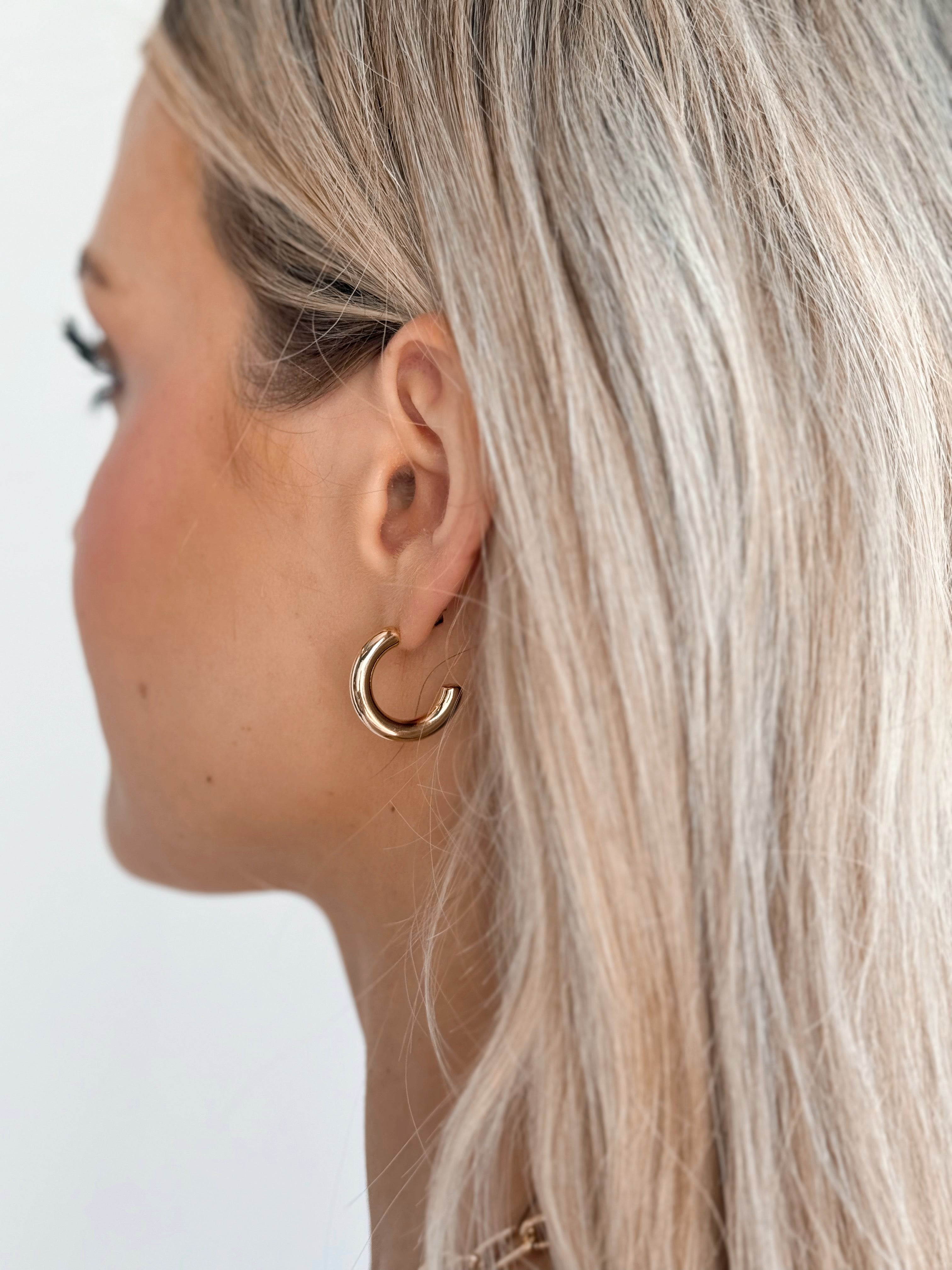 Palermo Hoops - GOLD - Storetradenest EARRINGS