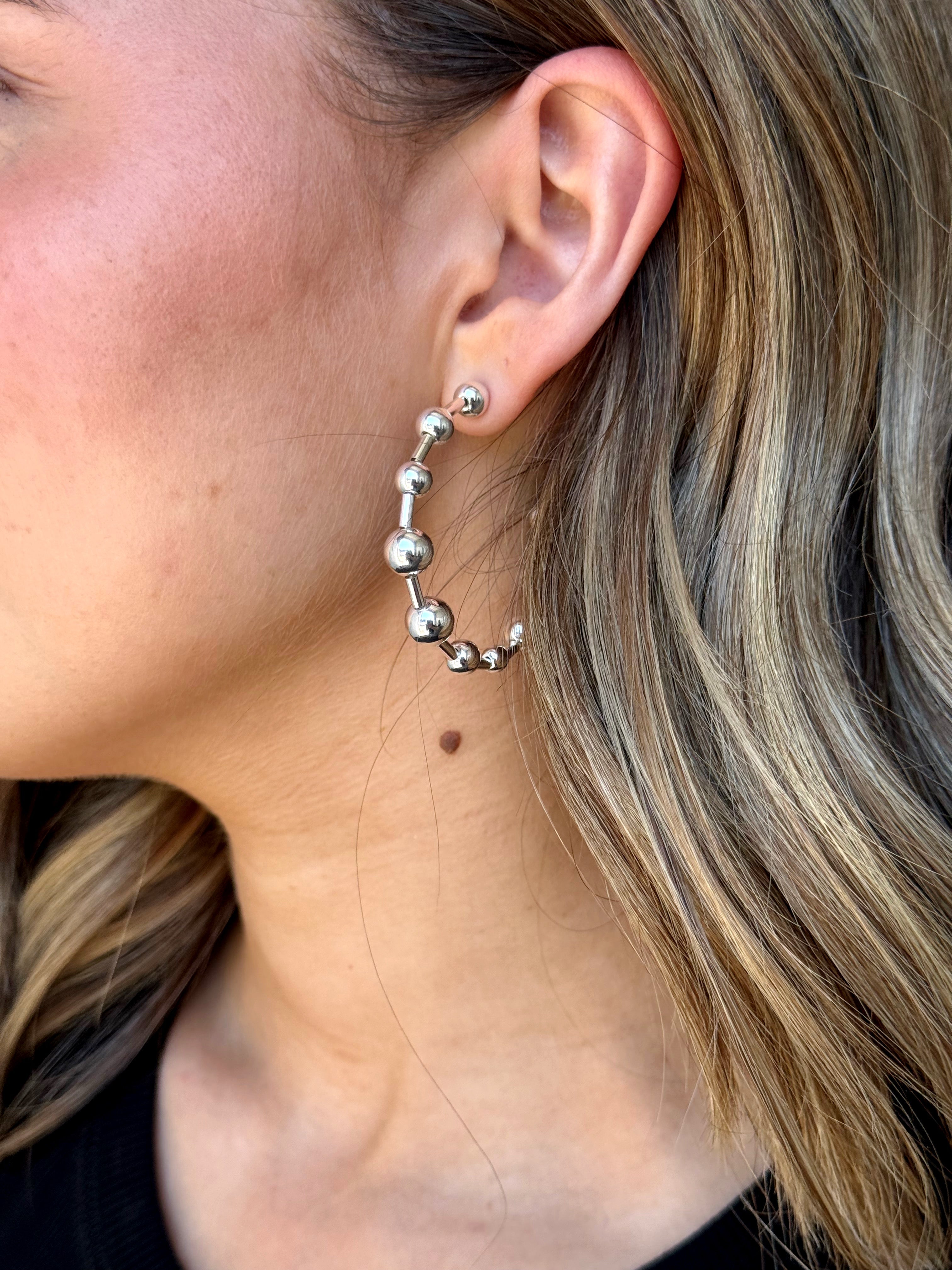 Prescott Earrings - SILVER - Storetradenest EARRINGS